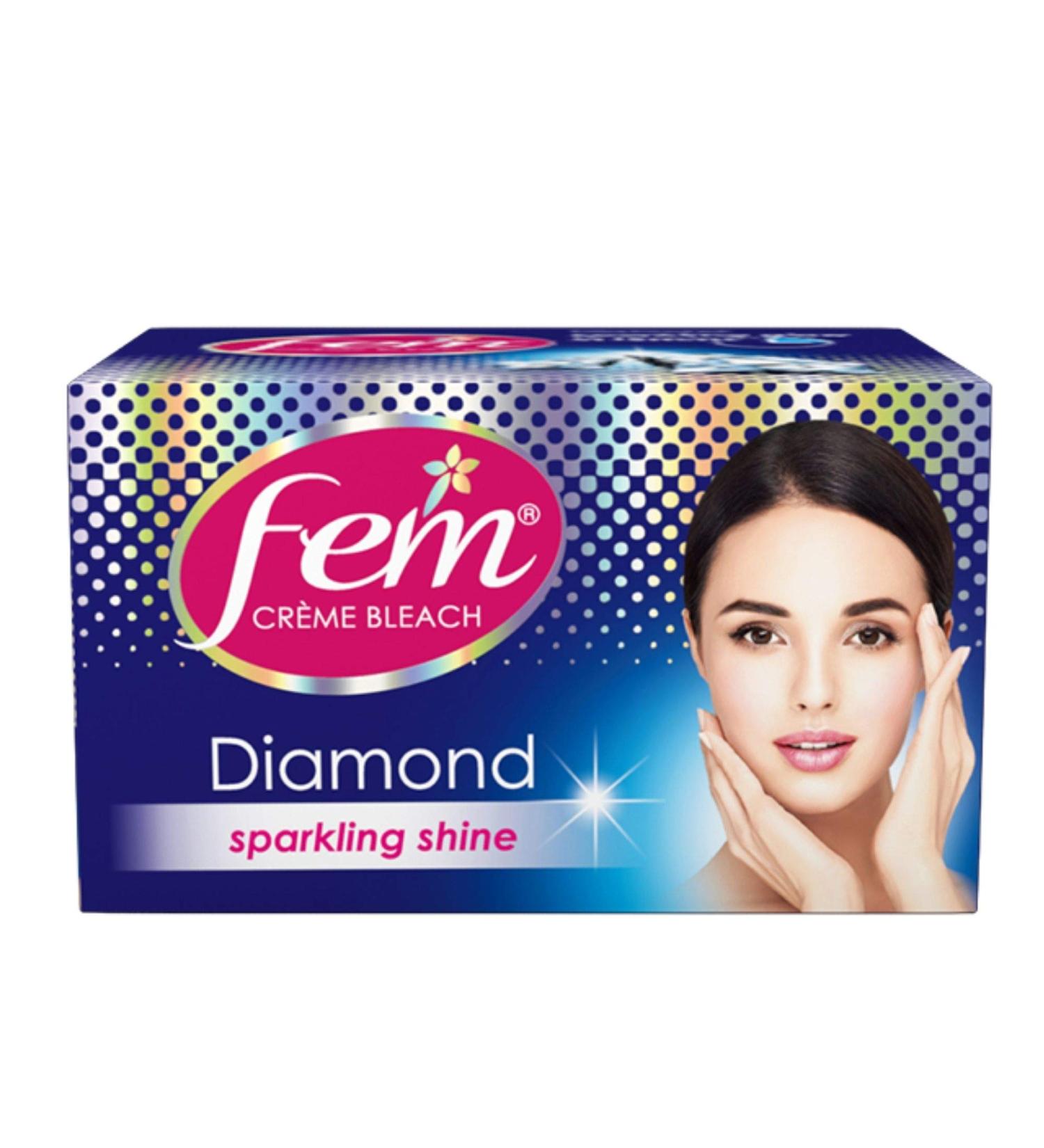 Fem Diamond Cr me Bleaching 30g - Premium Skin Brightening Cream for Flawless Glow | International Shipping Available - Buy Online on GoSupps.com