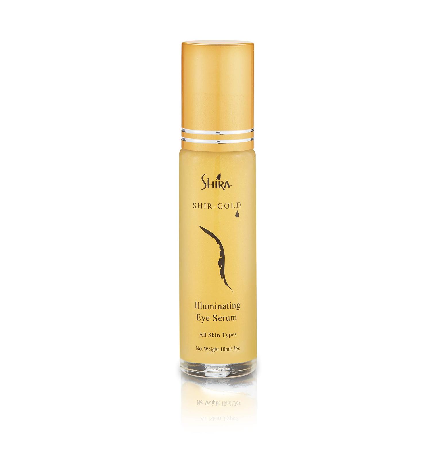 Shira Shir-Gold Illuminating Eye Serum - Reduces Fine Lines & Dark Circles, Hydrates Eye Area - 10 ML - Buy Online on GoSupps.com