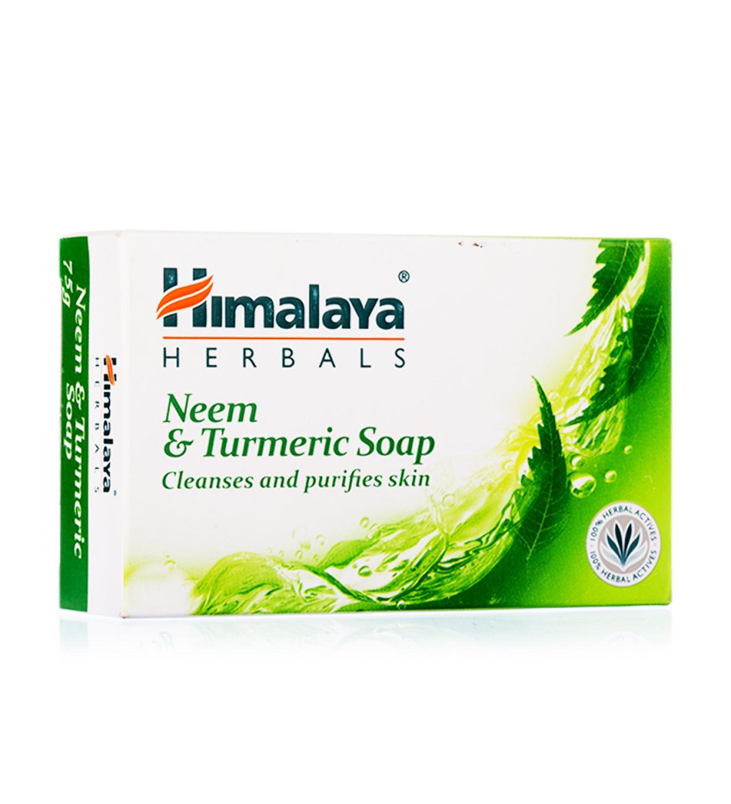 100% Herbal Neem/Turmeric Protecting Soap Herbal Beauty Complexion Bath Soap Azadirachta indica Neem Nimba Curcuma longa Turmeric Haridra Coconut Oil Skin Nourishment Vegan Vegetarian Antiseptic