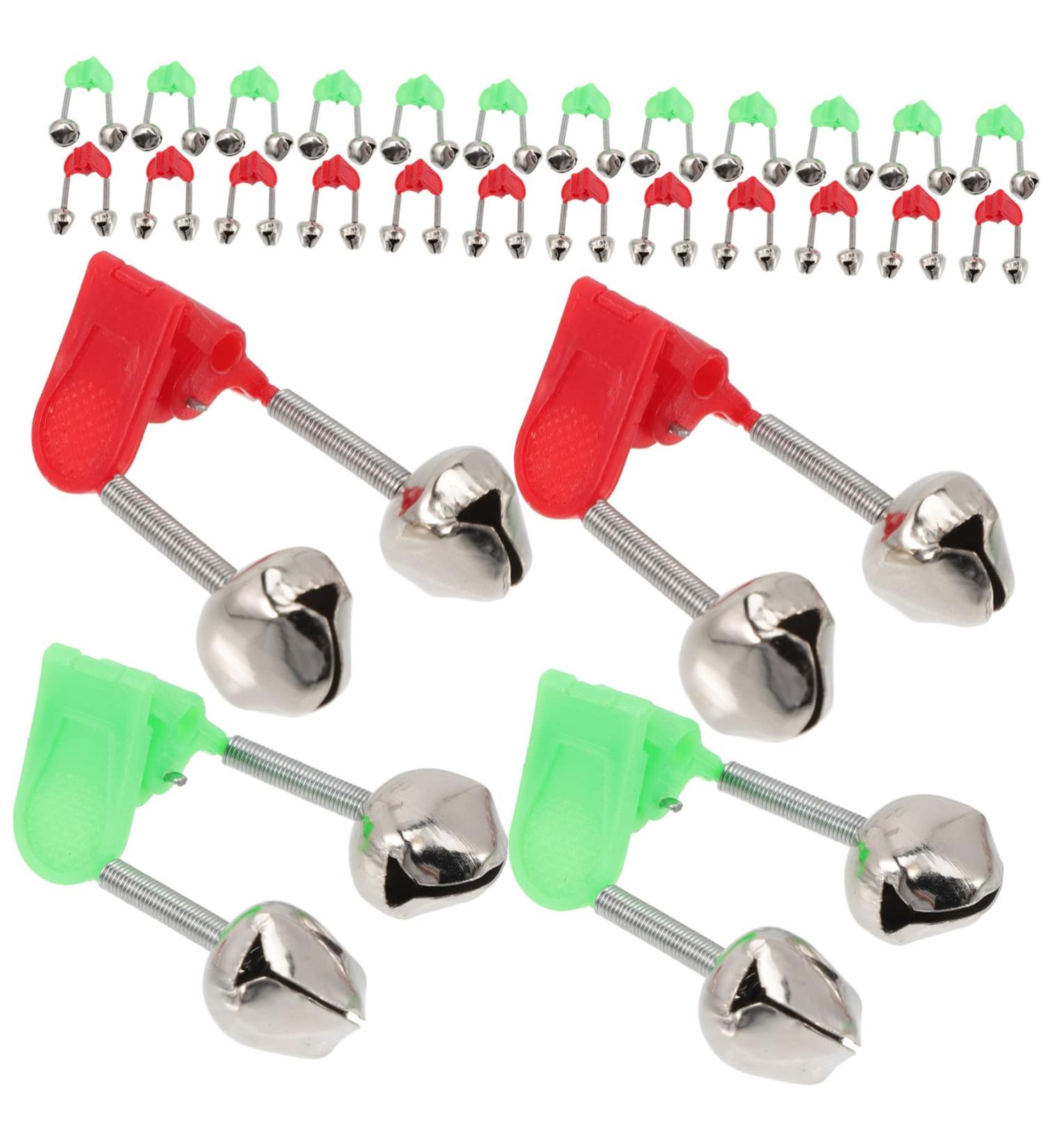 ToddMomy 50PCS Fish Alarm Bells - Double Alarm Bells & Light Sticks for Fishing | Portable Metal Fishing Equipment & Rod Clips - Buy Online on GoSupps.com