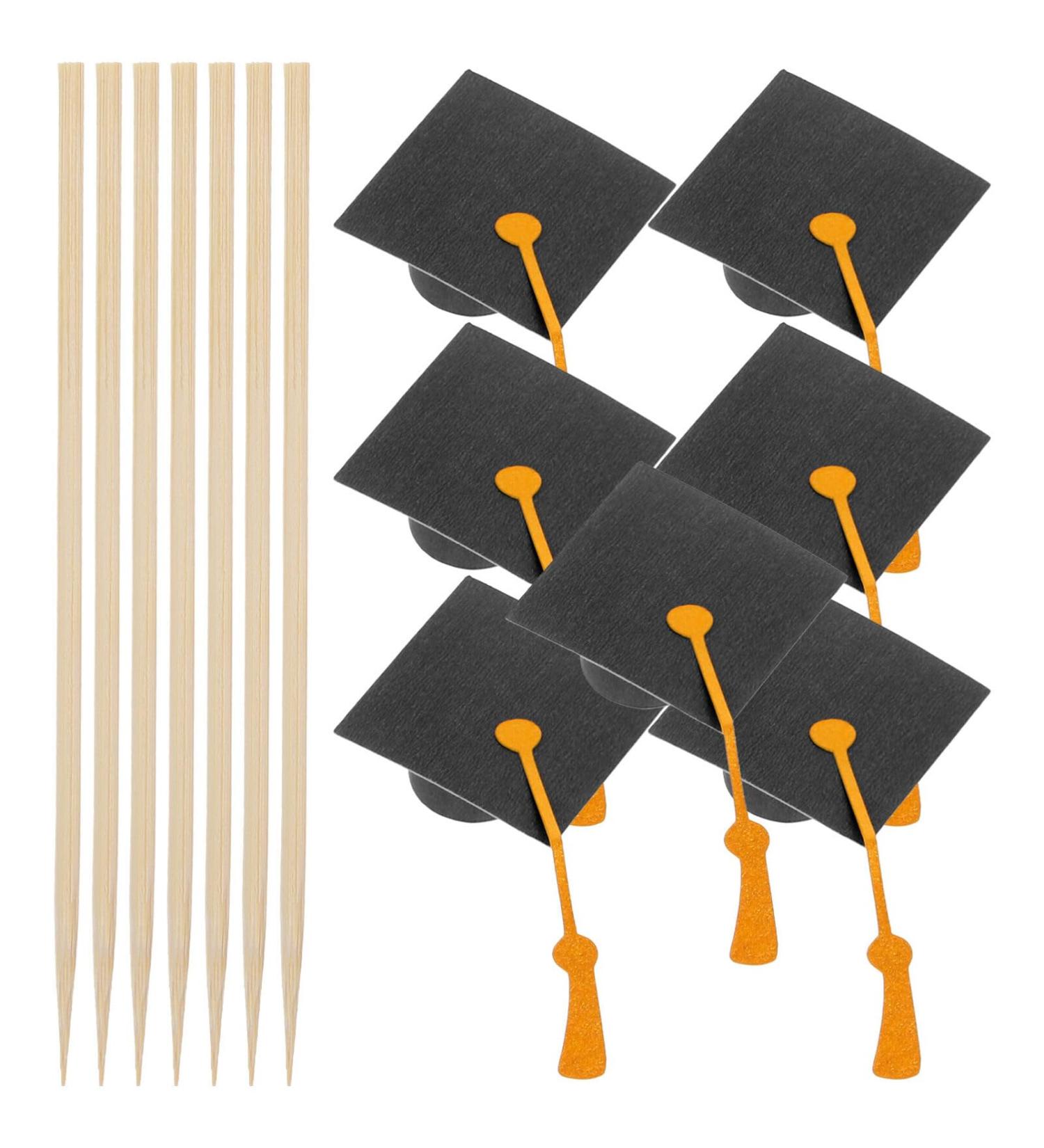 Alipis 7 Pcs 2024 Graduation Cap Cupcake Toppers Class of 2024 Grad Cap Cupcake Picks Food Appetizer Picks for 2024 Graduation Theme Party Cake Decorations Supplies - Buy Online on GoSupps.com