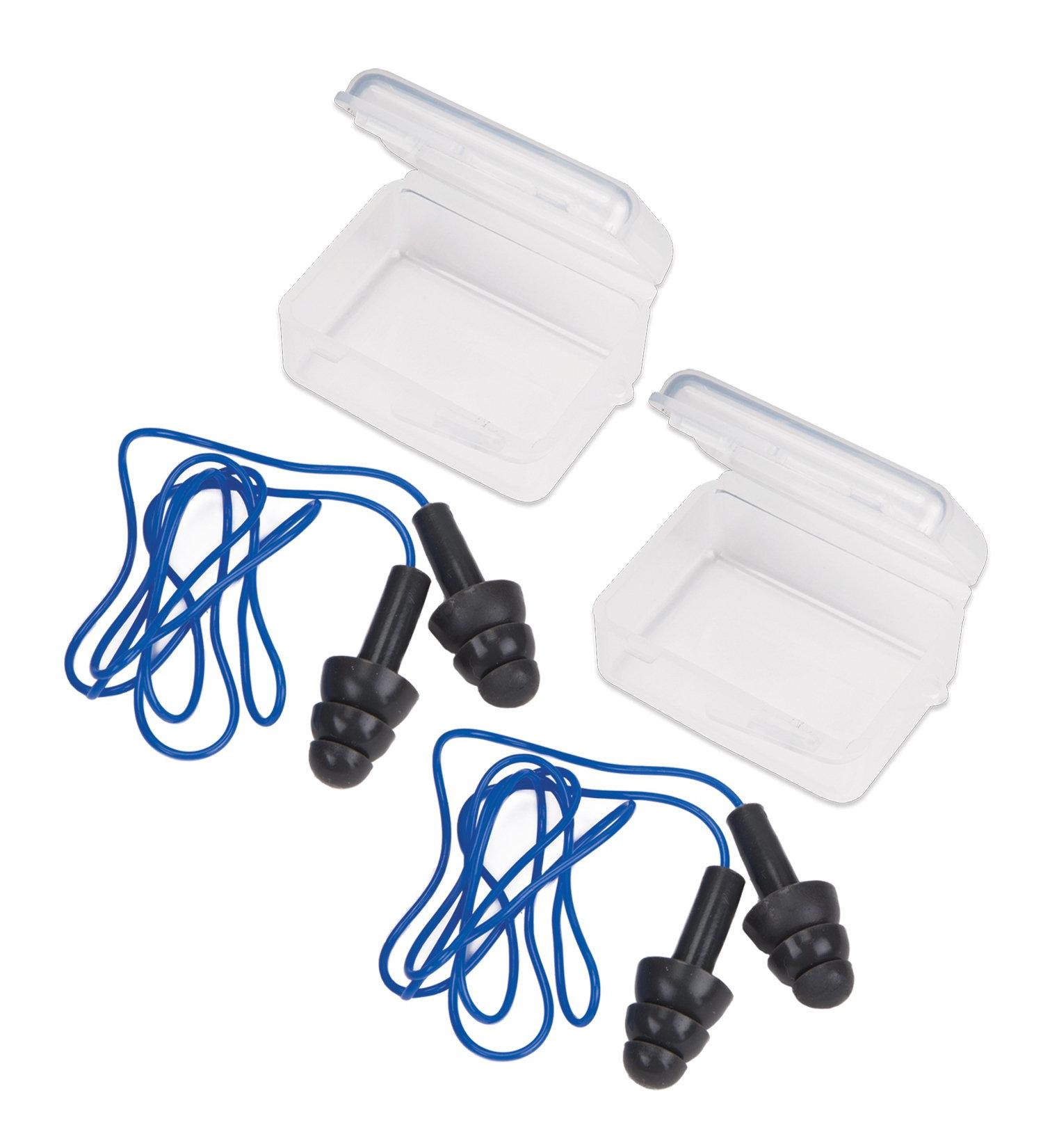 Travelon 2 Pairs Of Earplugs With Cord Multicolor