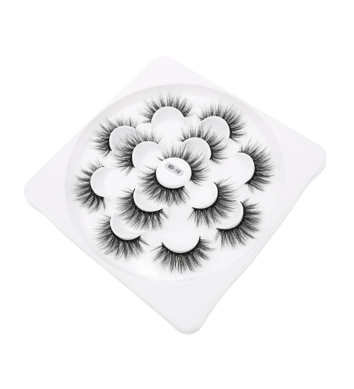 minkissy 2 Boxes 6d False Eyelashes Woman Makeup False Lash Fake Lashes Natural Lash Extension Accessories Fluffy Volume Lashes Fake Eyelashes Accessories for Girls Chemical Fiber - Buy Online on GoSupps.com