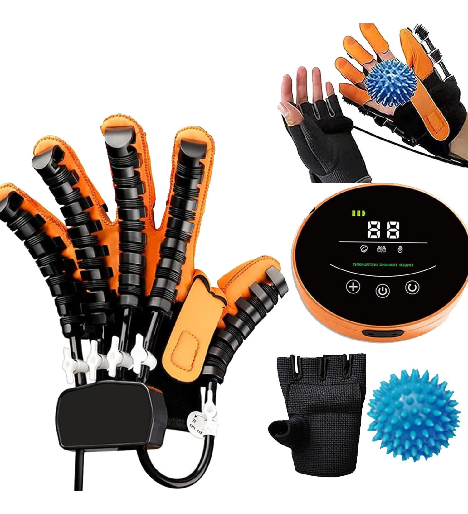 Rehabilitation Robot Gloves for Stroke & Arthritis | Finger Orthosis for Hand Stiffness Relief | Adjustable Strength Levels 1-9 | Left & Right Hand Therapy - Buy Online on GoSupps.com