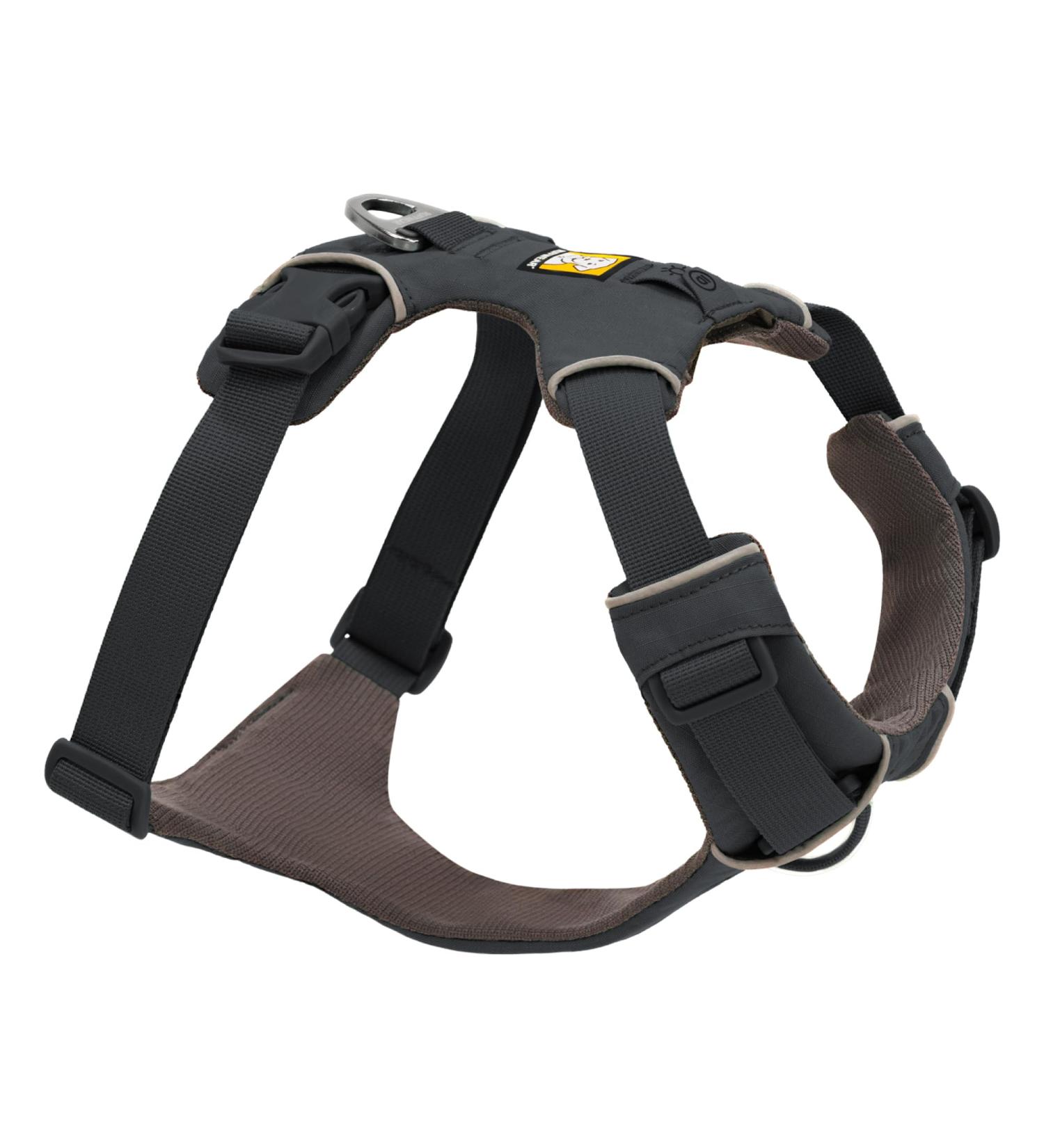 Luffwear Front Range Dog Harness - Reflective Adjustable Comfort Padded XS Basalt Gray | Ideal for Walks & Dog Races - International Shipping Available - Buy Online on GoSupps.com