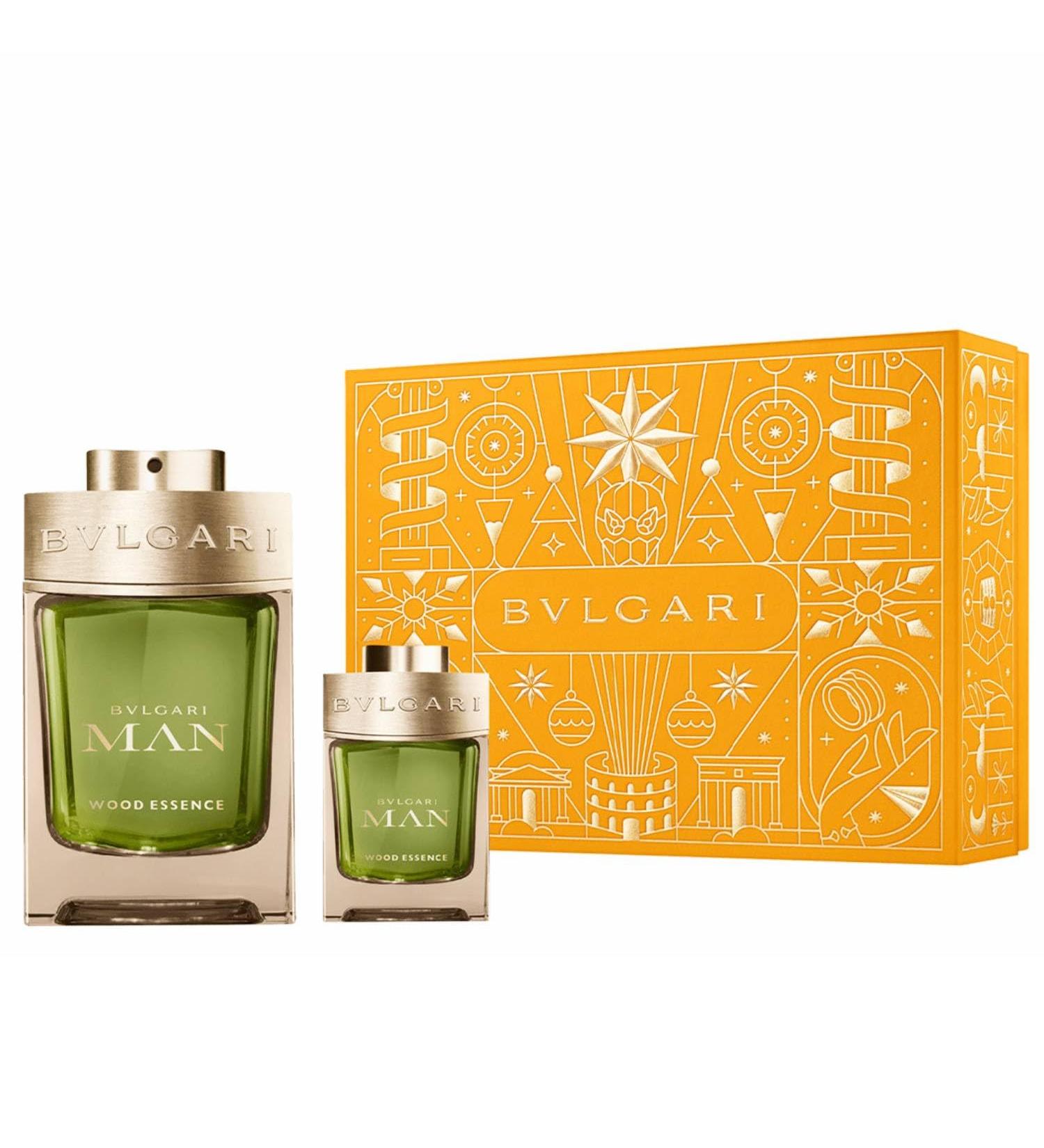 BVLGARI Bulgari Man Gift Box for Men Wood Essence Perfume Eau De Parfum Spray 100 ml and Perfume Travel Spray Eau De Parfum 15 ml - Buy Online on GoSupps.com