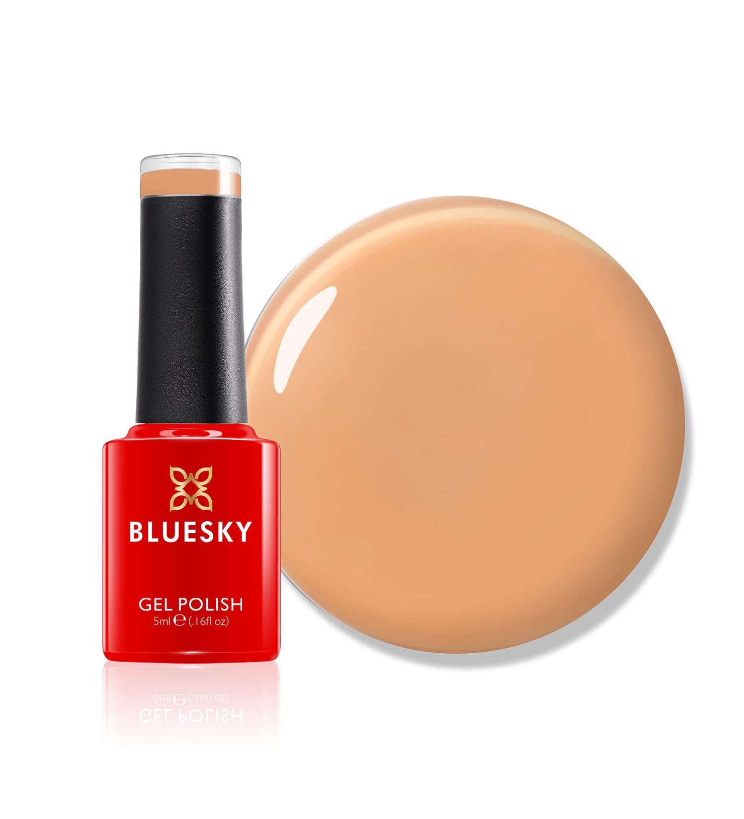BLUESKY Gel Nail Polish Tropical Kiss SS2306 Pale Orange Long Lasting Chip Resistant 5 ml Requires Drying Under UV LED Lamp Pale Orange 5 ml (Pack of 1) - Buy Online on GoSupps.com