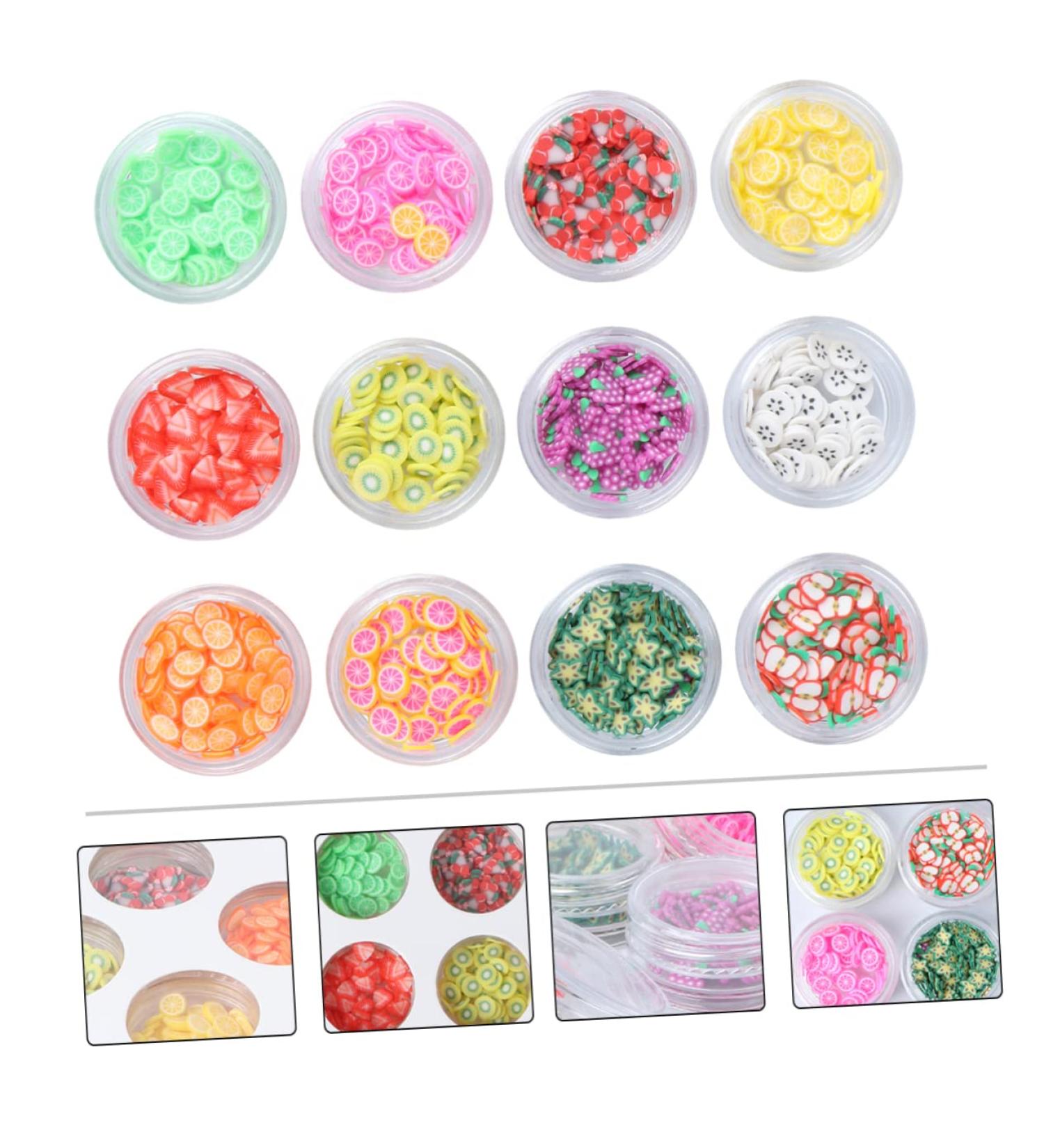 FOMIYES 1 Set Nail Slice Decorations Food Colouring Nail Art Slices Fruit Manicure Sequins Nail Art Decals 3d Fruit Slices Fruit Charms Nail Embellishments Charms for Slice Nail Decoration - Buy Online on GoSupps.com