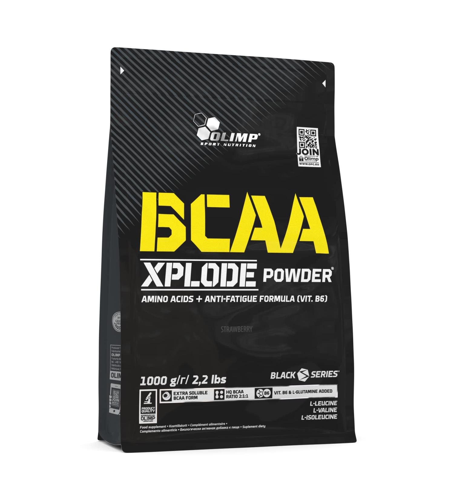 OLIMP SPORT NUTRITION BCAA Xplode Sports Muscle Support Strawberry 1000 g - Buy Online on GoSupps.com