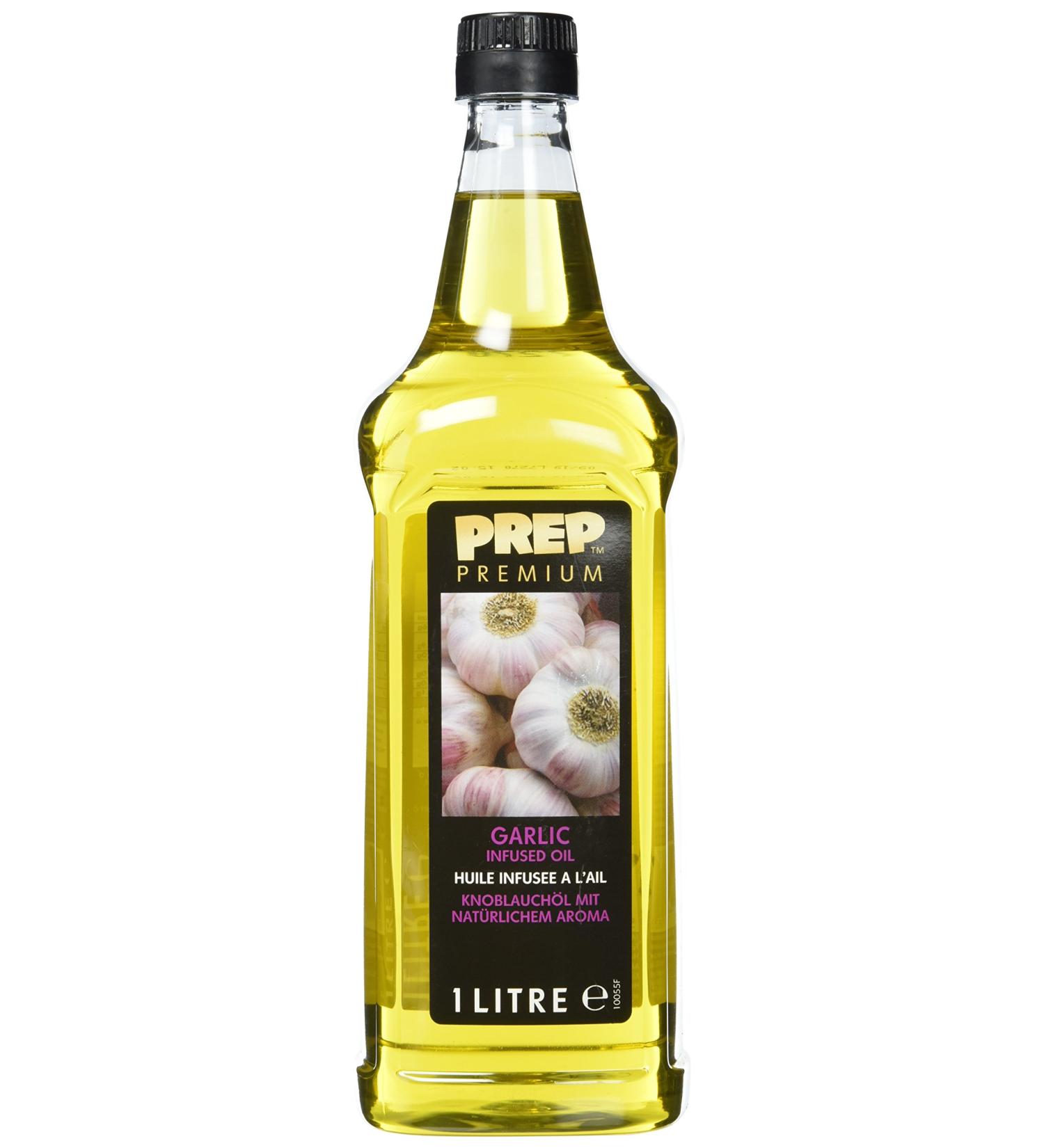 Buy Prep Premium Garlic Oil 1000ml - Natural Infused Oil for Fish Poultry & Grilling | International Shipping - Buy Online on GoSupps.com
