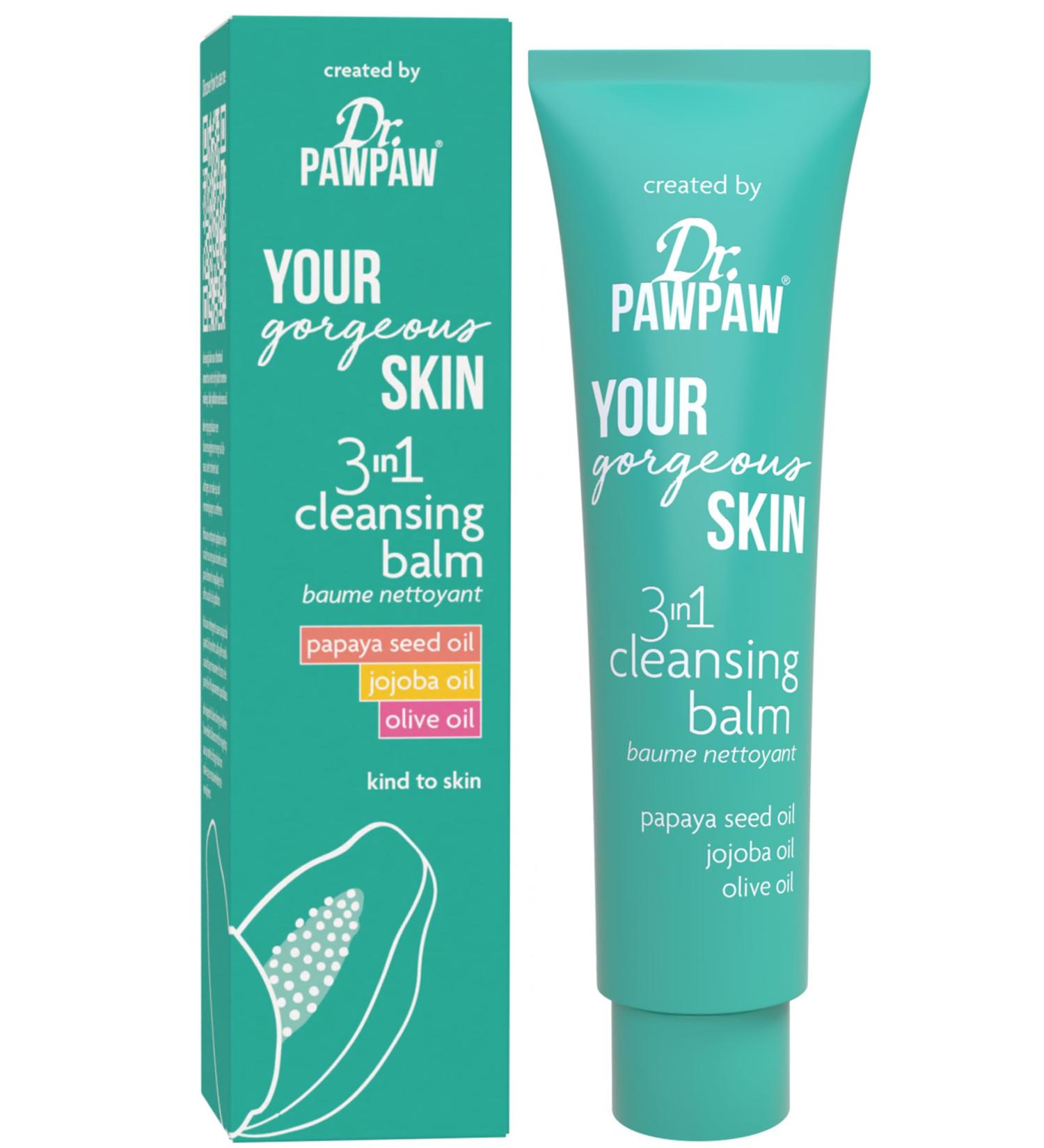 Dr.PAWPAW Your Gorgeous Skin 3 In 1 Cleansing Balm - Lightweight Brightening Conditioning & Hydrating (50ml) | Shop Internationally - Buy Online on GoSupps.com