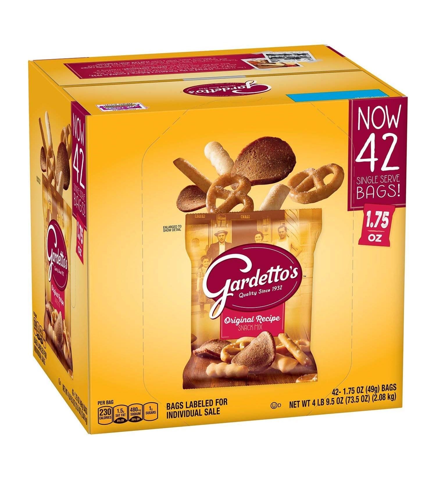 Gardetto's Original Recipe Snack Mix 1.75 oz. (42 ct.) - Pack of 42 - Buy Online on GoSupps.com