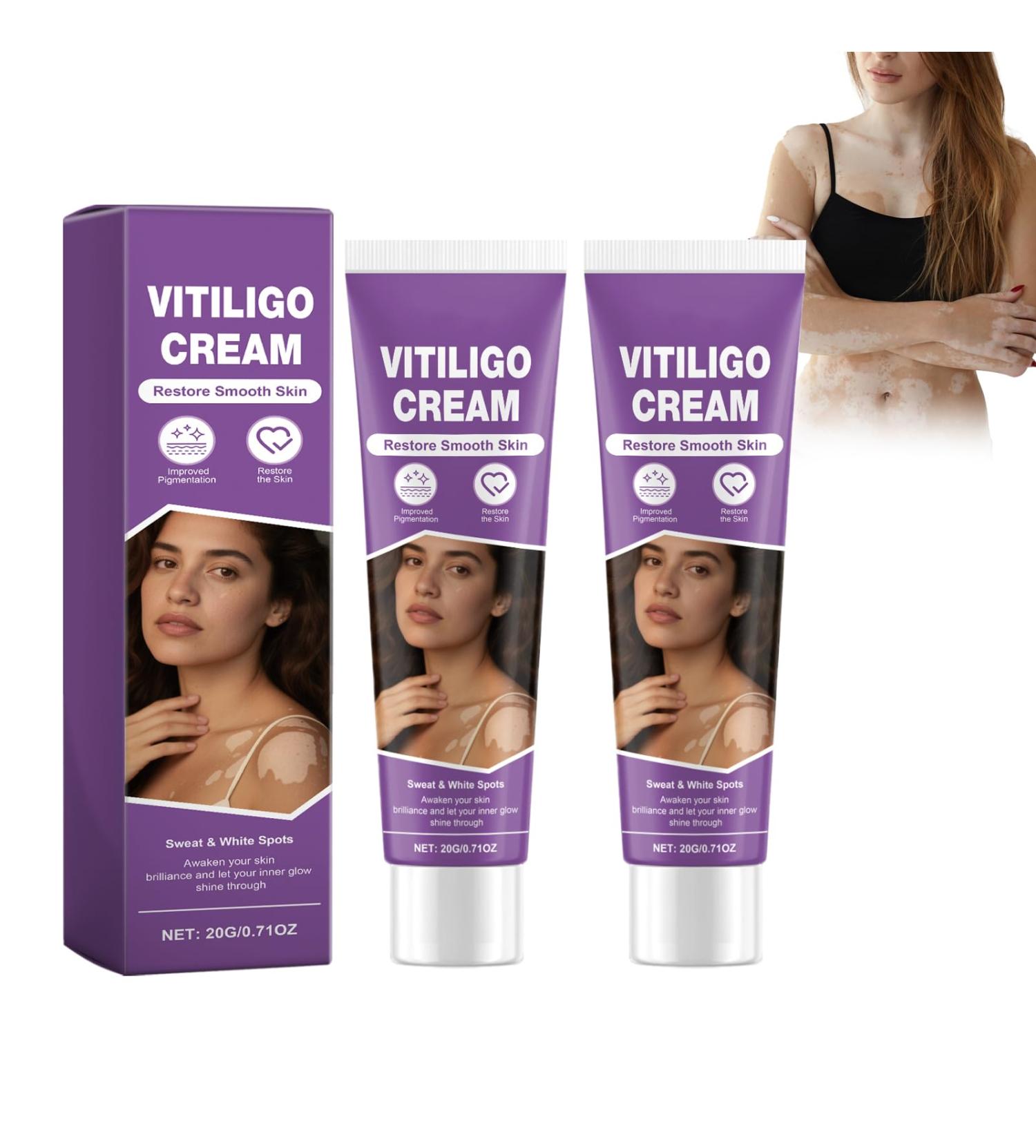  Boxiatil Vitiligo Cream 2pcs Intensive Treatment for White Spots & Repigmentation | Treatment for White Spots on Skin Reduces Leukoplakia | Brightening Treatment for Vitiligo - Buy Online on GoSupps.com