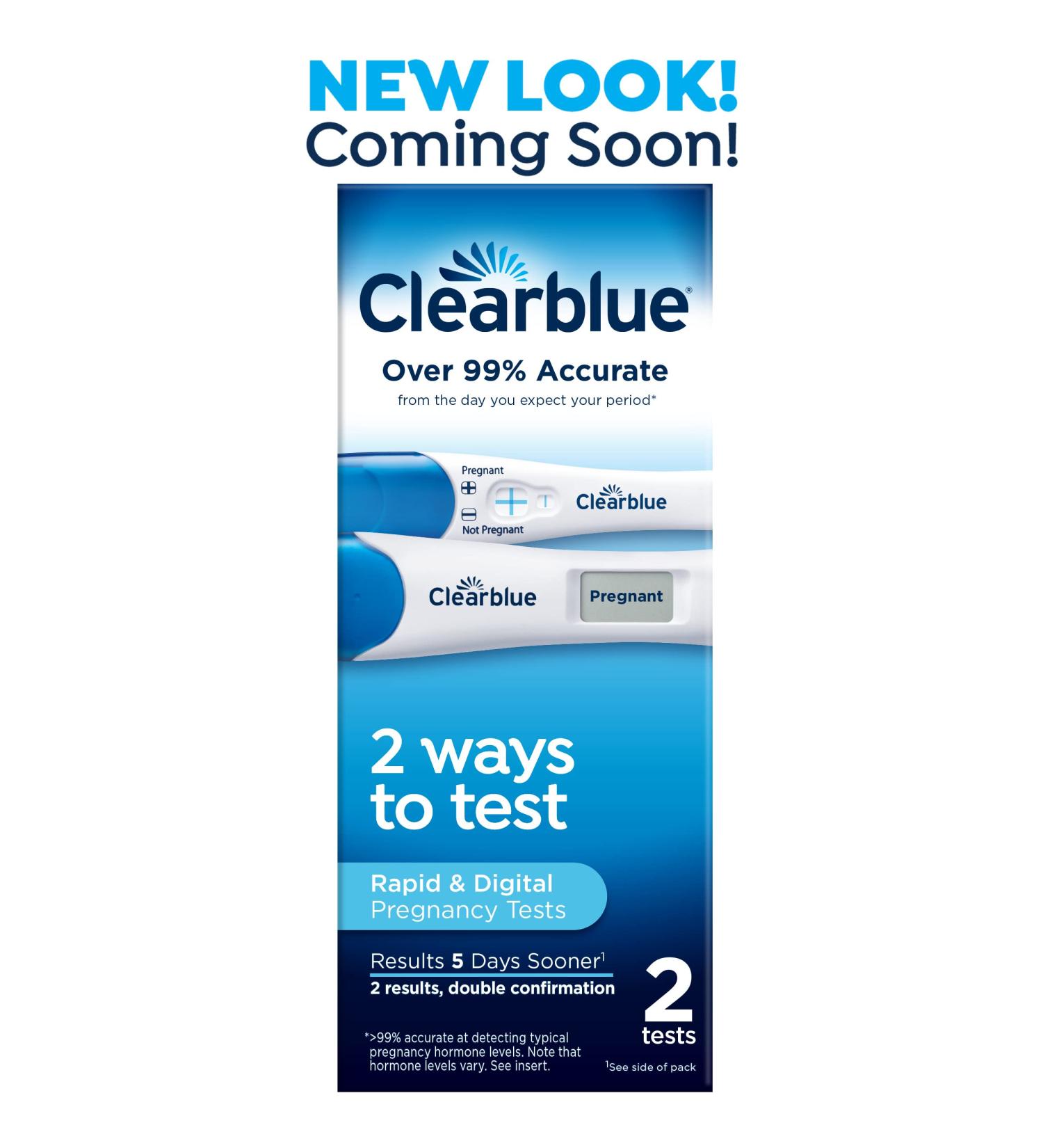 Clearblue Digital & Plus Pregnancy Test - Pack of 2 - Fast Results - Buy Online on GoSupps.com