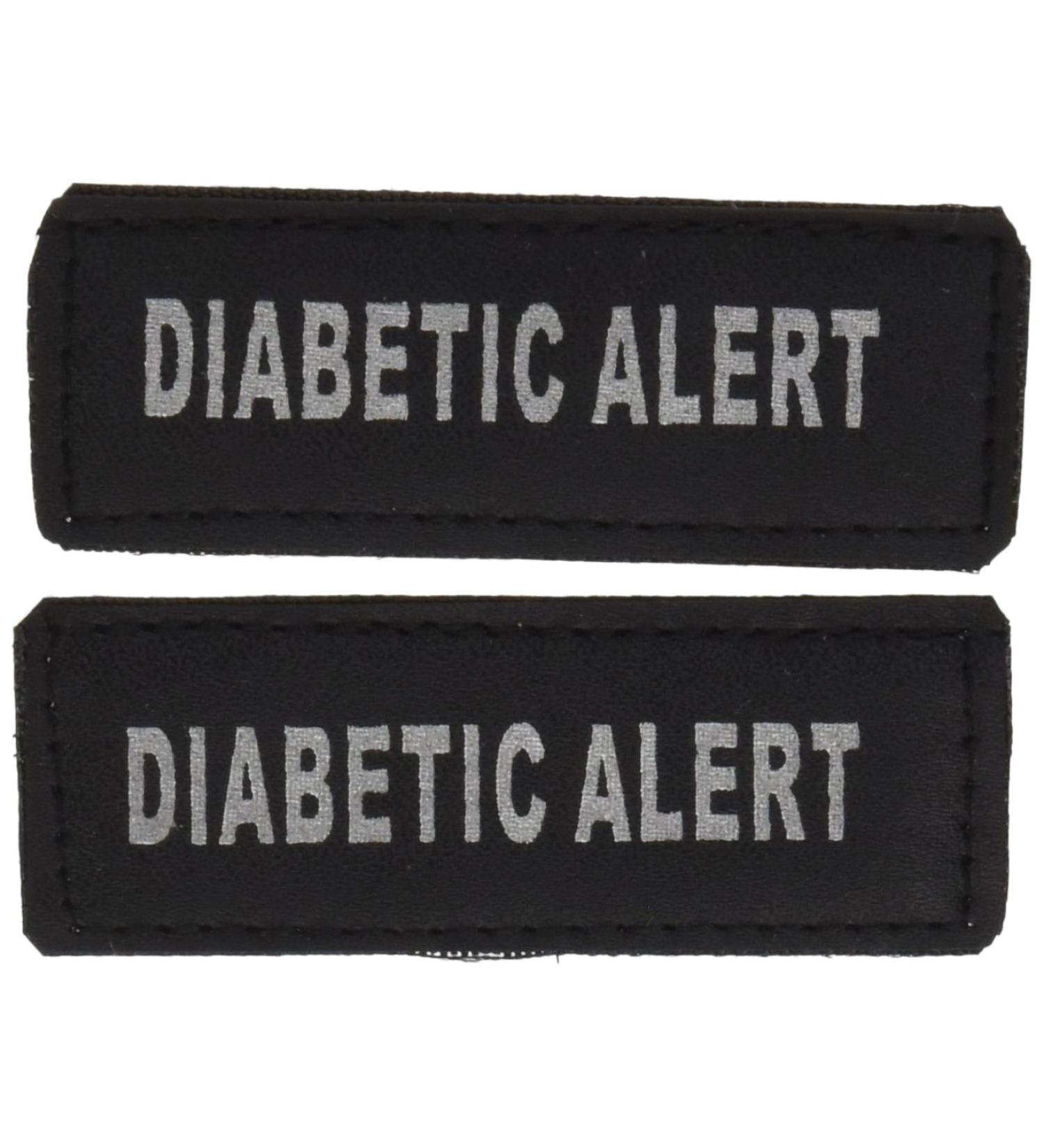 Dogline Diabetic Alert Removable Patches  X-Small