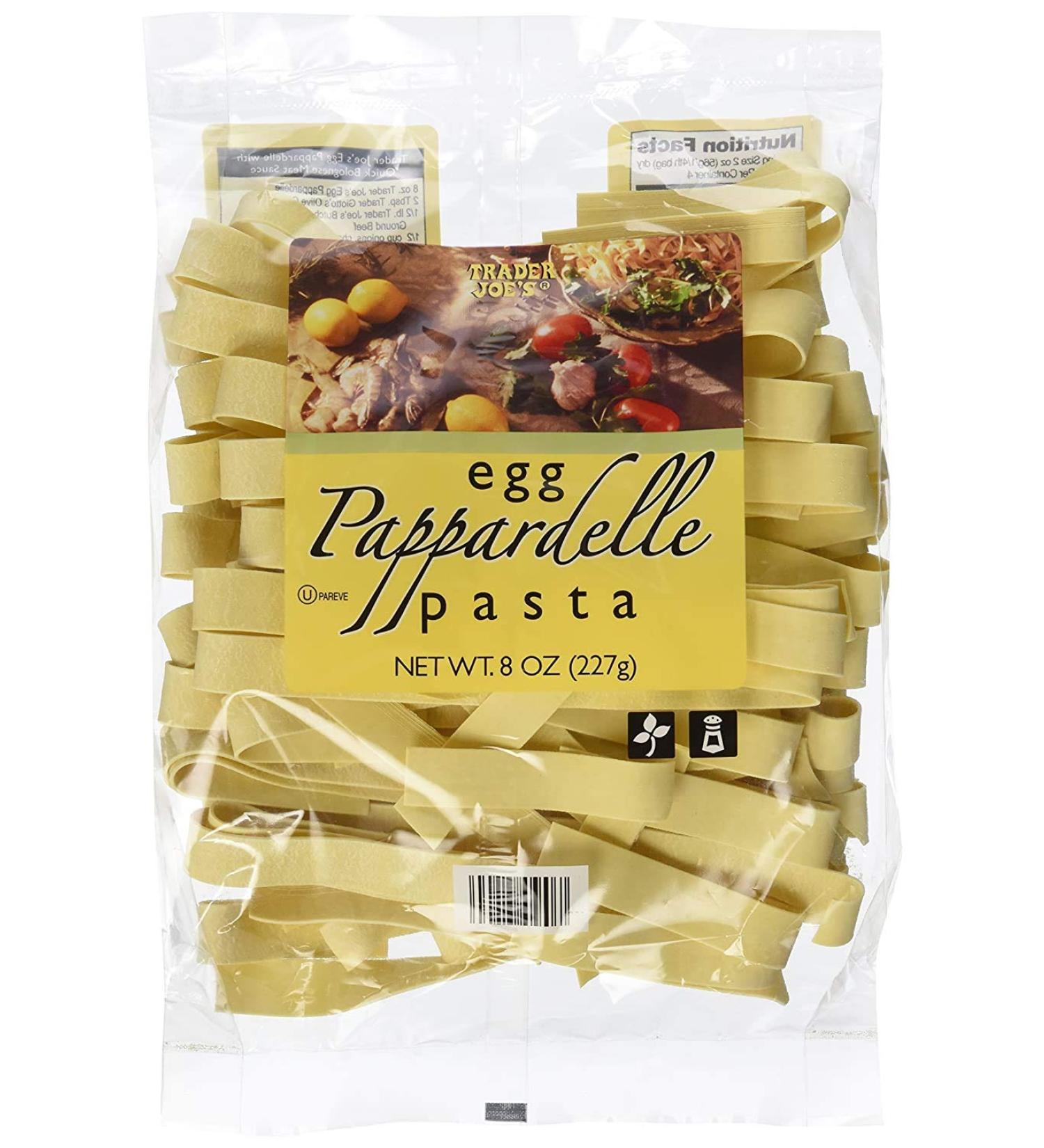 Trader Joe's Egg Pappardelle Pasta 4 Pack - Authentic Italian Noodles for Home Cooks - Buy Online on GoSupps.com