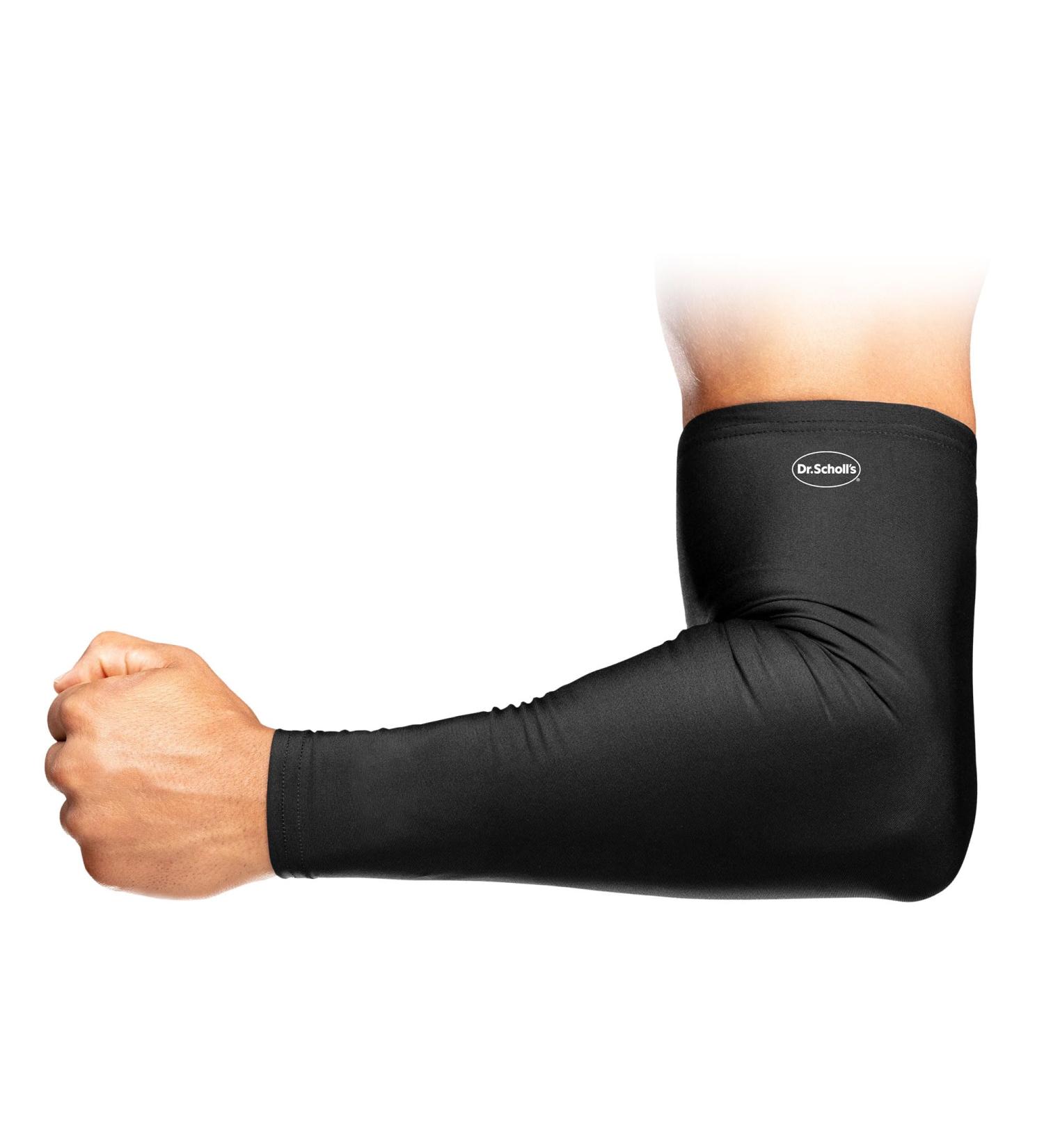 Dr. Scholl's Compression Arm Sleeve - Breathable Copper-Infused Pain Relief & Support (Size S/M) | International Shipping - Buy Online on GoSupps.com