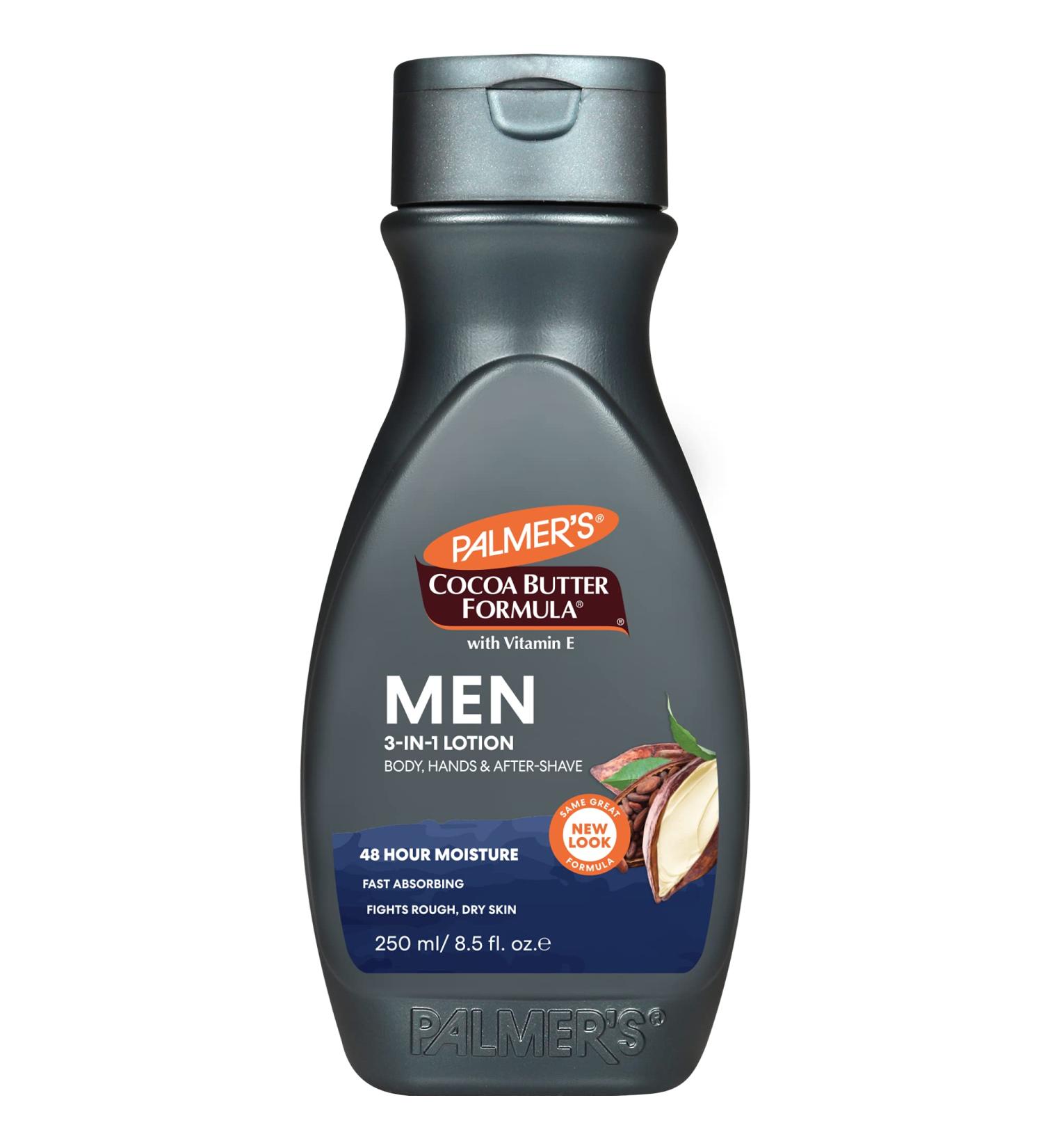 Palmer's Cocoa Butter Formula for Men - Vitamin E Body & Face Lotion 8.5 fl oz - Buy Online on GoSupps.com