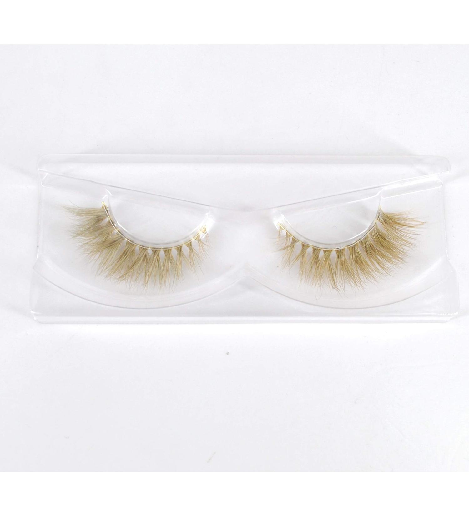 Brown Natural Mink False Lashes 3 Pairs - Light Brown Blonde Makeup - Brown2 - Buy Online on GoSupps.com