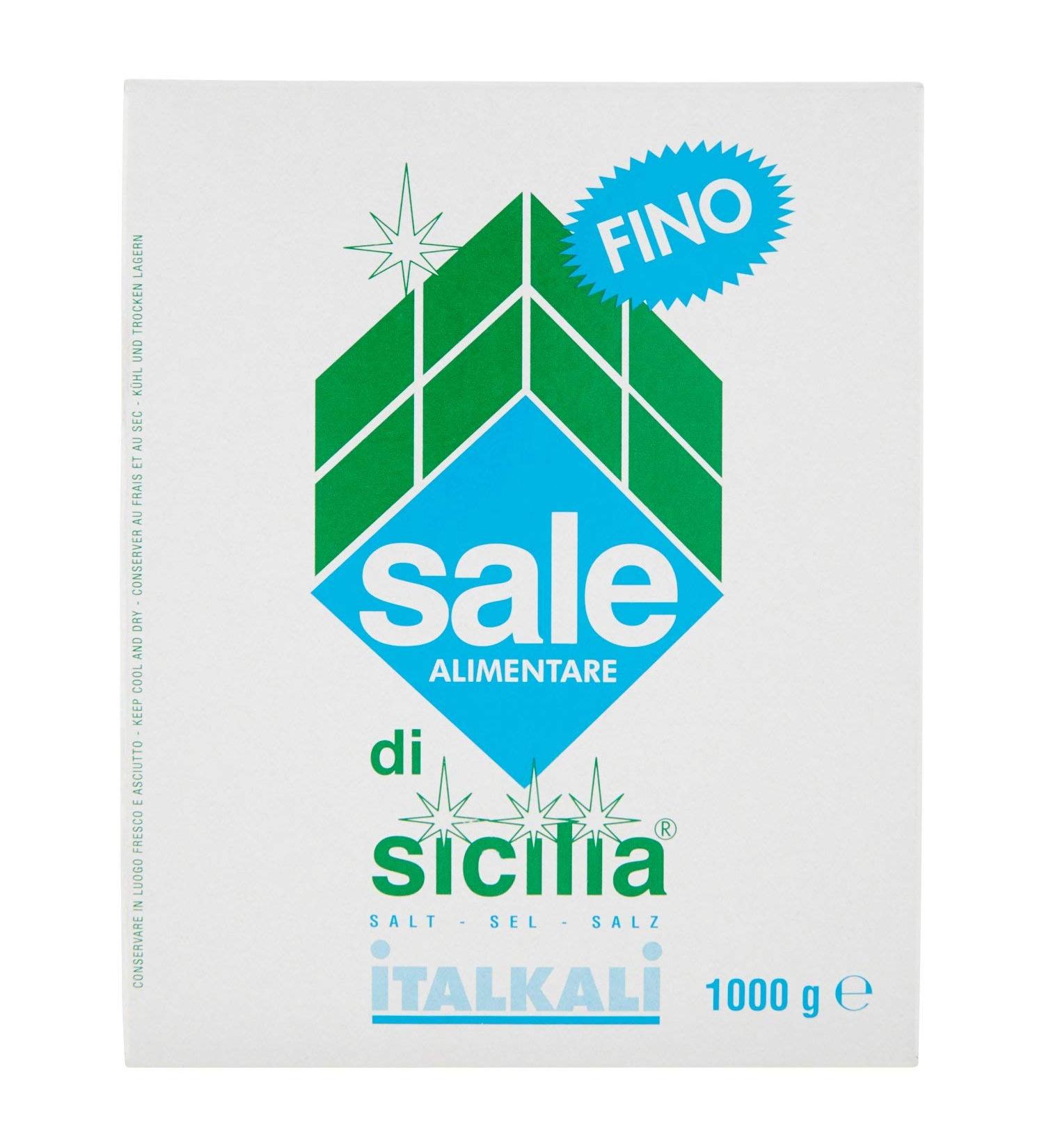  ITALKALI Sicilian Salt Fine Food Salt 1000 g - Buy Online on GoSupps.com