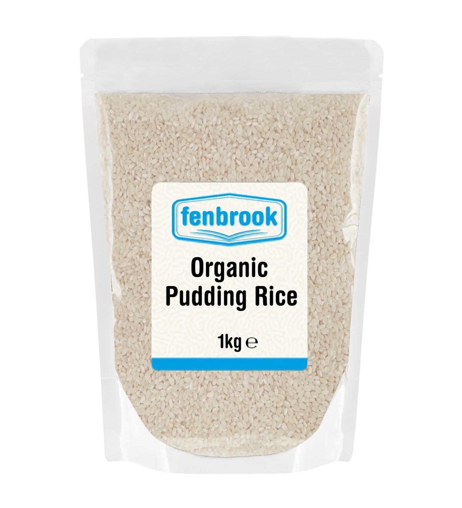 Organic Pudding Rice 1kg | Certified Organic by Fenbrook Organic - Buy Online on GoSupps.com