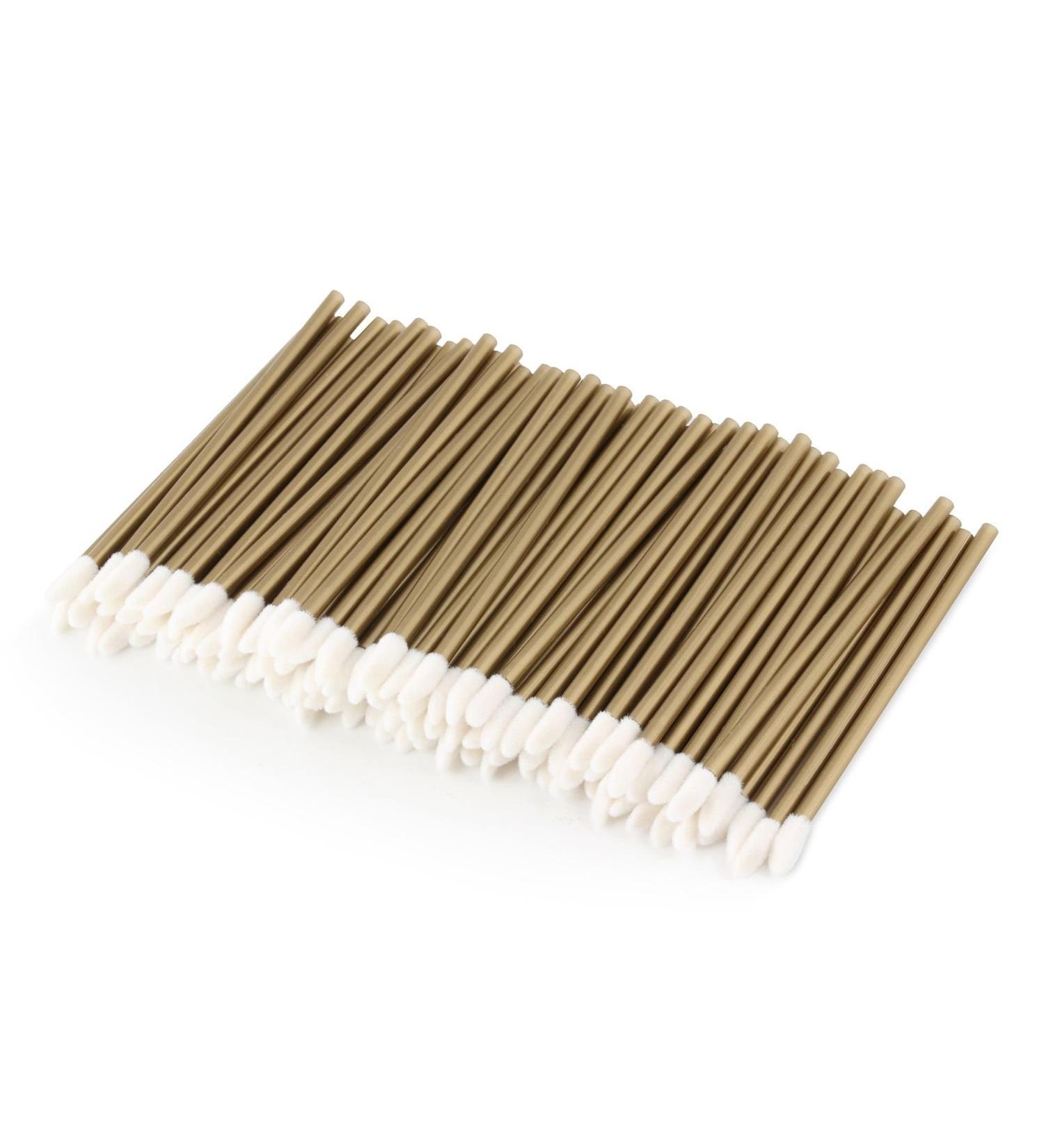 100 Unicorn Lashes - Gold Disposable Lip Brushes & Cleaning Sticks for Eyelash Extensions | International Shipping - Buy Online on GoSupps.com