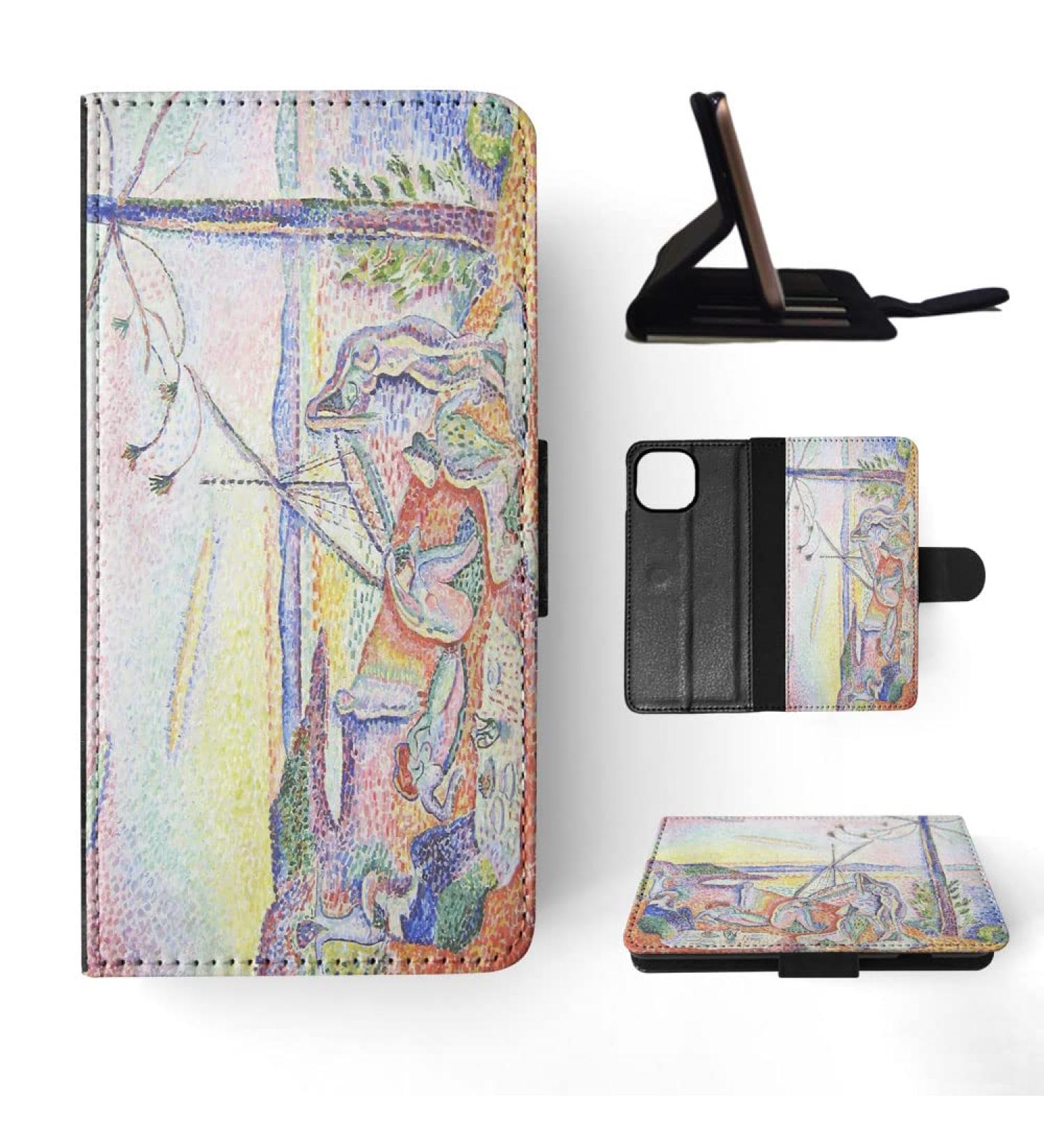 Buy Luxury Flip Case for Apple iPhone 14 - Henri Matisse Motif: Calme et Volupt - International Shipping Available - Buy Online on GoSupps.com