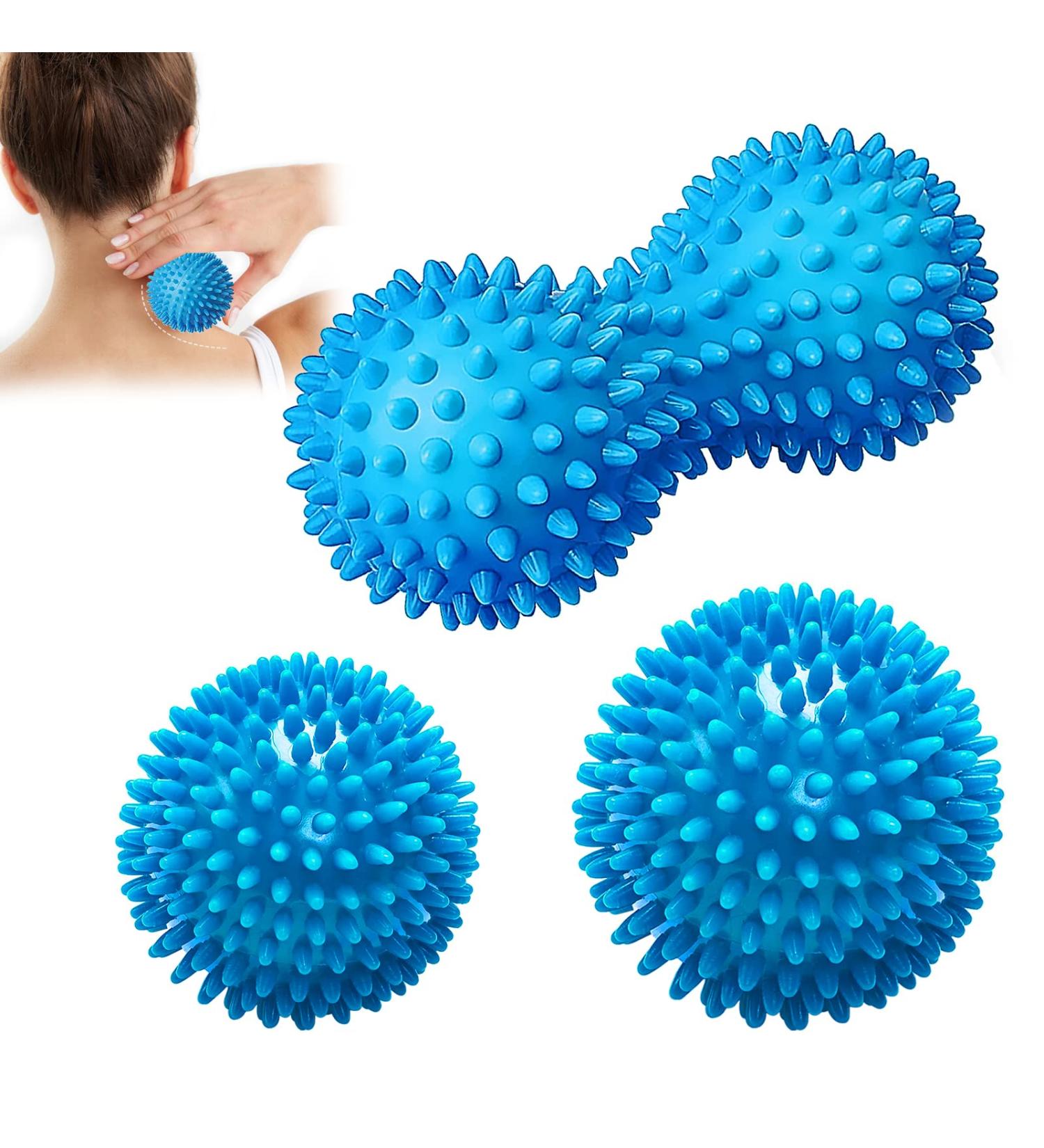 3-Part Hedgehog Ball Set for Massage | Ideal for Reflexology & Trigger Point Relief | Hand & Foot Massage Balls - Buy Online on GoSupps.com