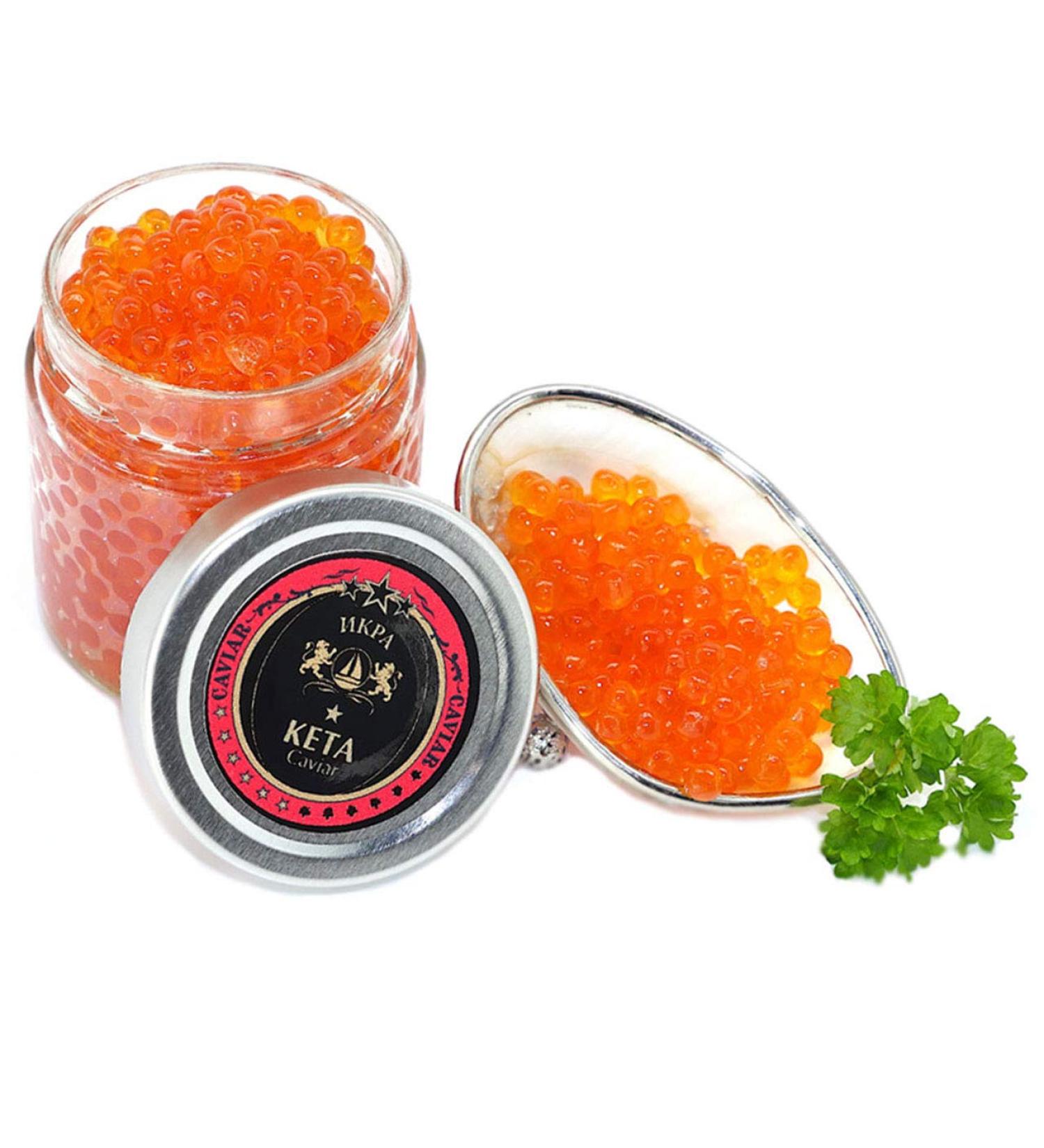 Keta Salmon Caviar 1st Choice (Red Caviar) AAA Grade (200g)