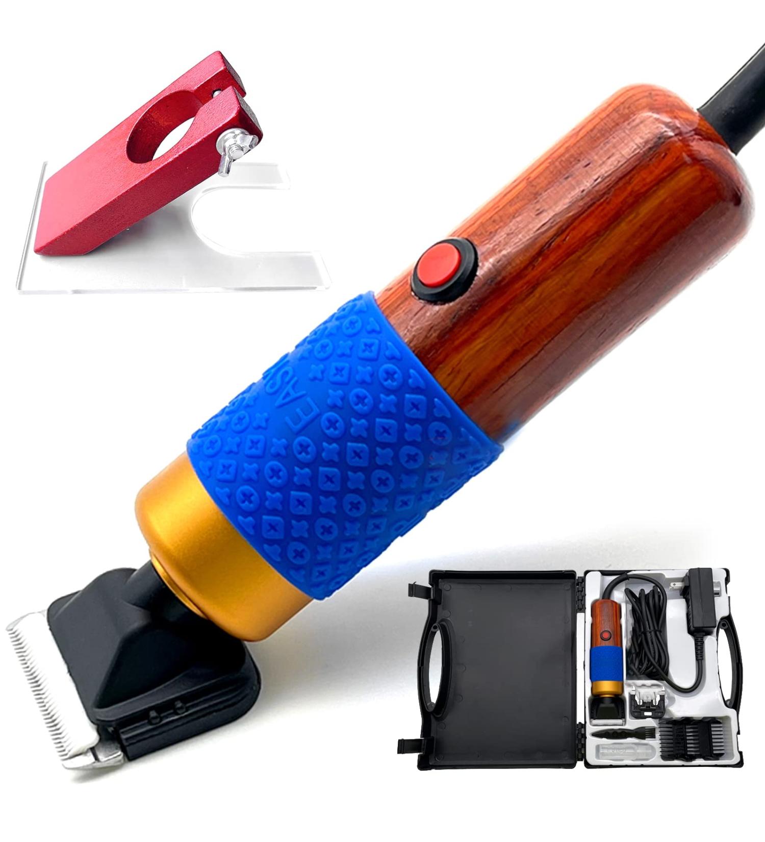 Adjustable Electric Carpet Trimmer with Shearing Guide - Low Noise Carpet Carving Clippers (200W) - Buy Online on GoSupps.com
