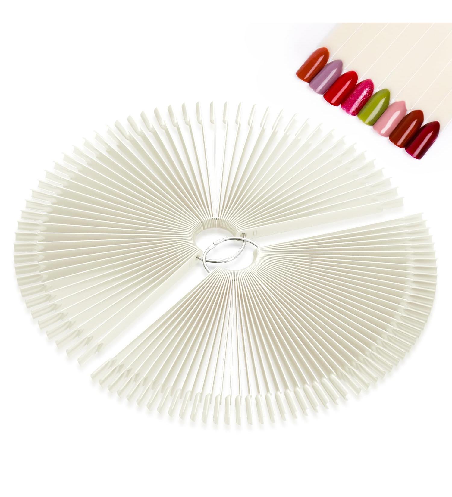 100PCS Transparent Nail Art Display Sticks - Natural Color Swatch for Gel Polish DIY Christmas Gift - Buy Online on GoSupps.com