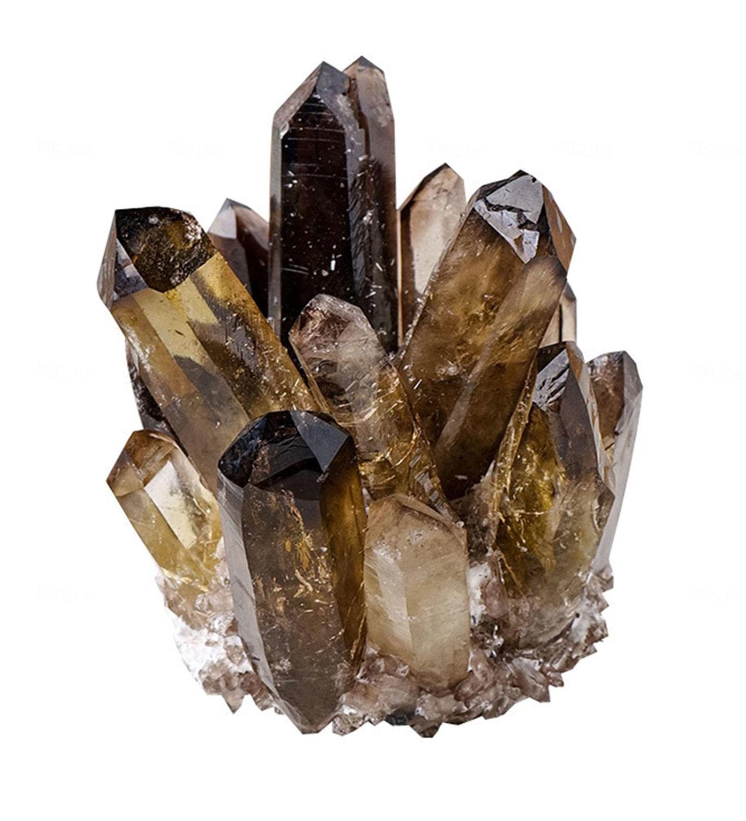 Crystal Rough Natural Smoky Quartz Cluster Crystal Cluster Geode Gemstone Specimen Crystal for Reiki Home Decoration Grounding and Balancing 400-500g (Size : 400-500g) - Buy Online on GoSupps.com