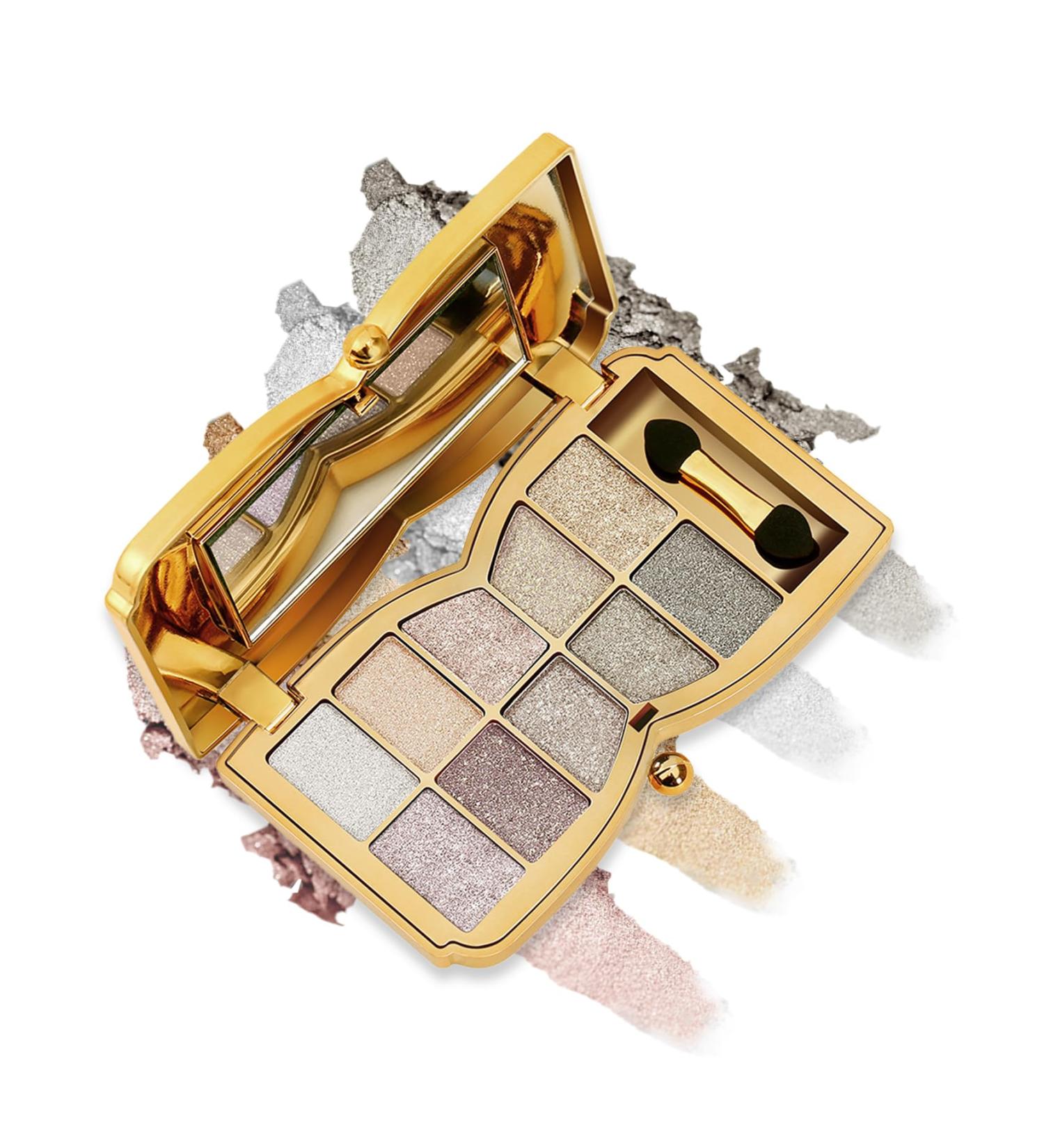 NVLEPTAP 10 Color Glitter Shimmer Eyeshadow Palette - Highly Pigmented Sparkle Makeup for Stunning Eyes - Buy Online on GoSupps.com