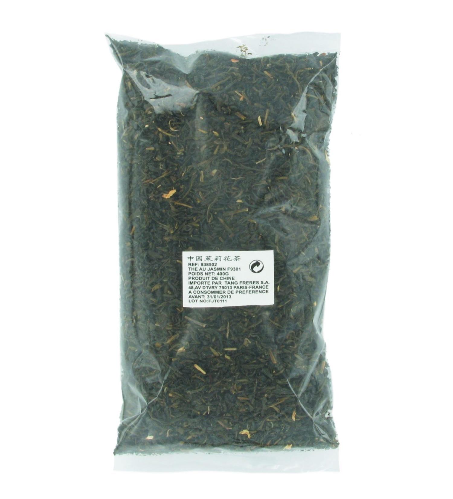 Th Vert Parfum au Jasmin de Fujian Chine 400g/Sachet - Offres de 1 2 3 et 4 Sachets - Livraison Gratuite France (2 sachets) sachets 2