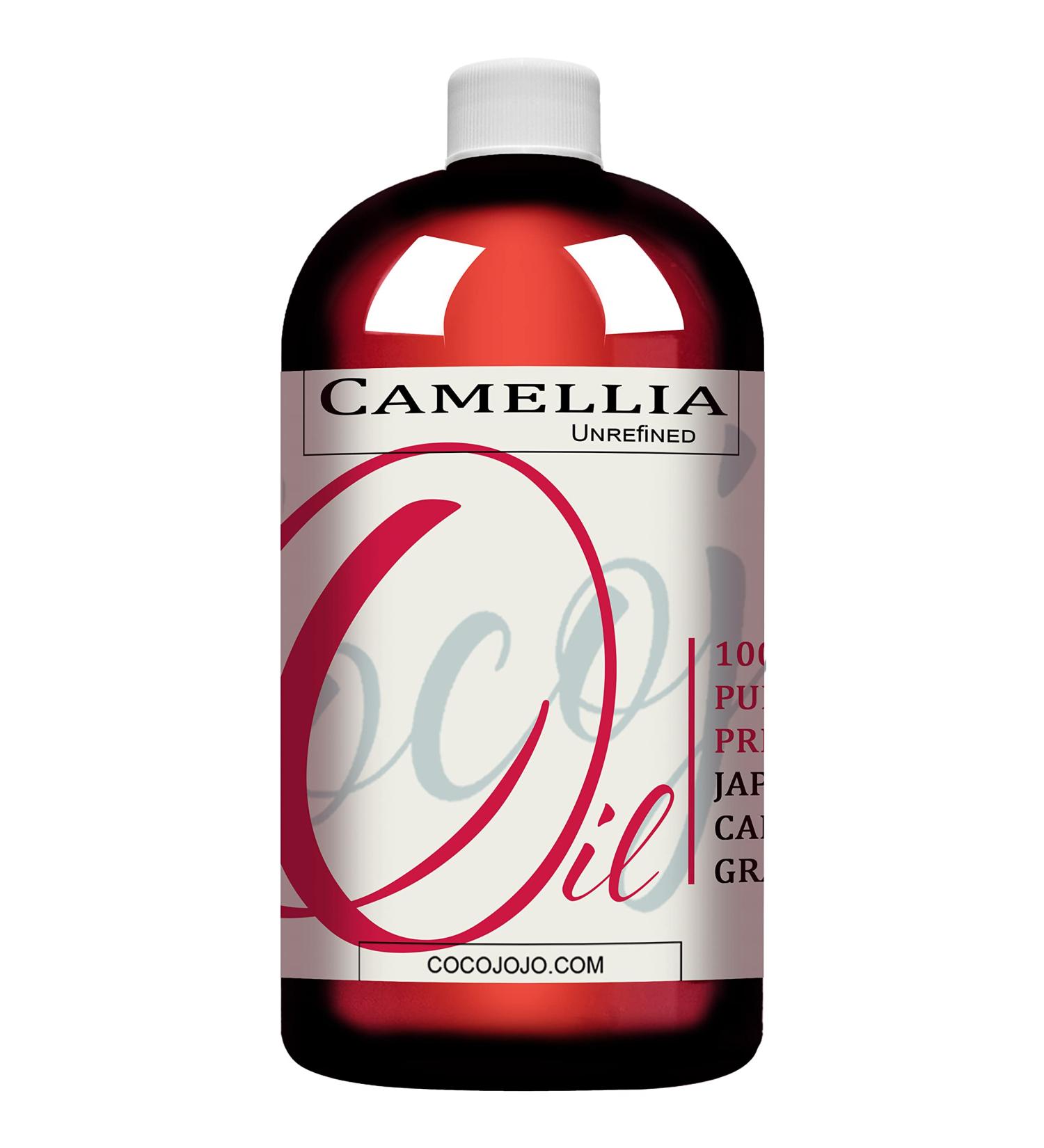 Dr Joe Lab Japanese Camellia Seed Oil - 100% Pure Unrefined Cold Pressed Non-GMO - 32 oz - Hydrating Moisturizer for Skin, Hair, Nails, Body - Vegan Formula - Buy Online on GoSupps.com