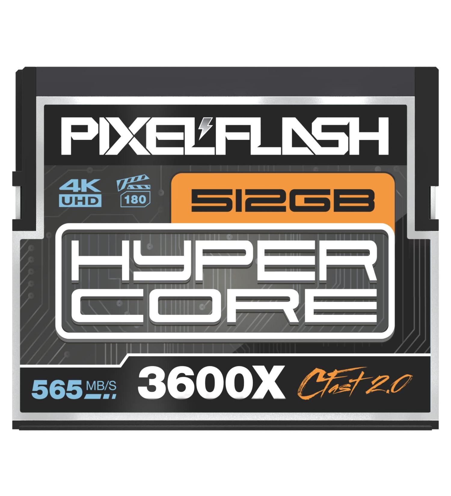 512GB PixelFlash HyperCore CFast 2.0 Memory Card | 3600X Speed | 560MB/s | VPG-130 | Lab Tested-Certified | 2022 Model - Buy Online on GoSupps.com