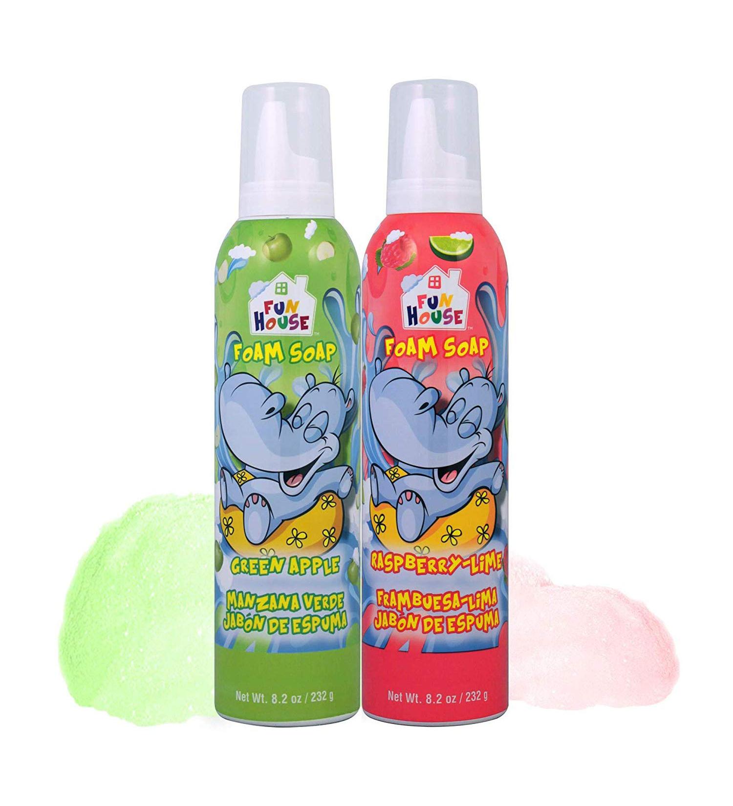 Moneysworth & Best Fun House Kids Foam Soap Green Apple & Raspberry-Lime 2 Pack - 14423 - Buy Online on GoSupps.com