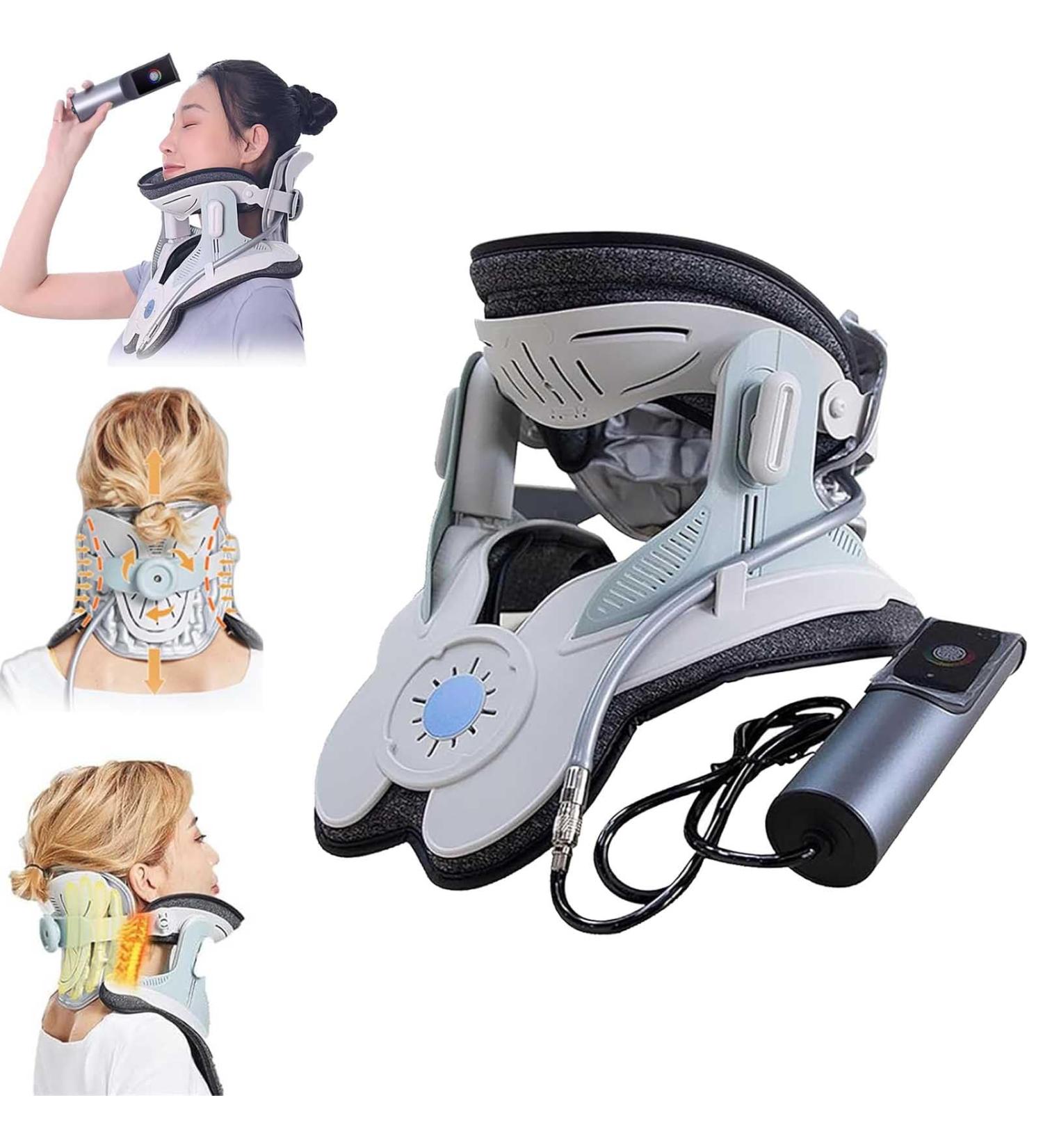 Vanenferse Electric Cervical Traction Device for Neck Pain Relief | 3 Power Settings & 8 Airbag Support | Neck Stretching & Relaxation Gift - Buy Online on GoSupps.com