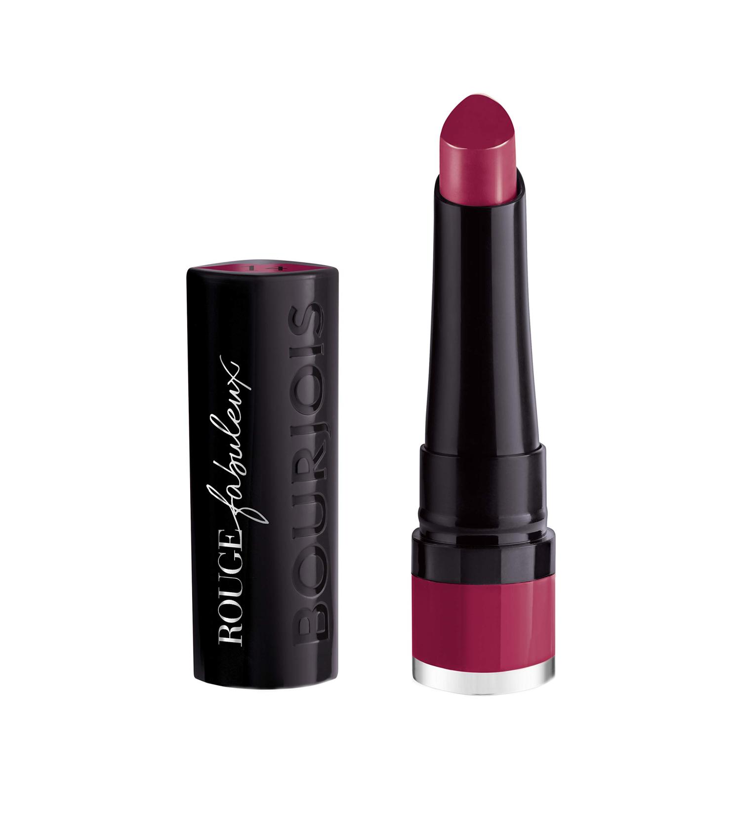 Bourjois Rouge Fabuleux Lipstick 14 Clair de Plum - Long-Lasting Matte Lip Color - Buy Online on GoSupps.com