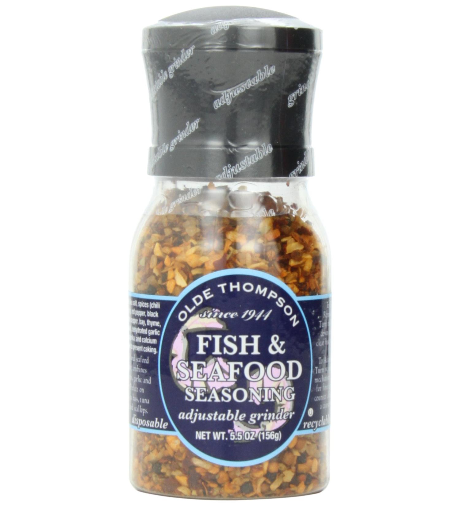 Olde Thompson Fish & Seafood Blend 5.5oz Grinders (Pack of 2) - Premium Seasoning for Seafood Dishes - Buy Online on GoSupps.com