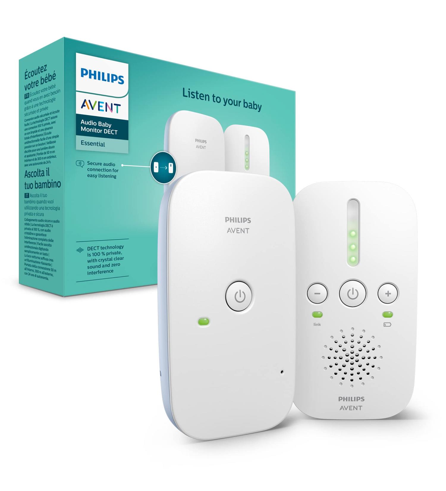 Philips Avent DECT Baby Monitor SCD503/26 - Reliable Clear Sound & Long Range | International Shipping Available - Buy Online on GoSupps.com