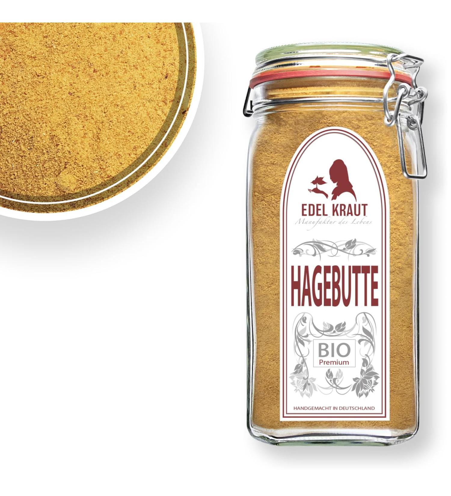 Organic Rosebead Powder 700g - Premium Quality Bio Rosehip Powder | 100% Natural for Smoothies & Shakes - Noble Herb - Buy Online on GoSupps.com