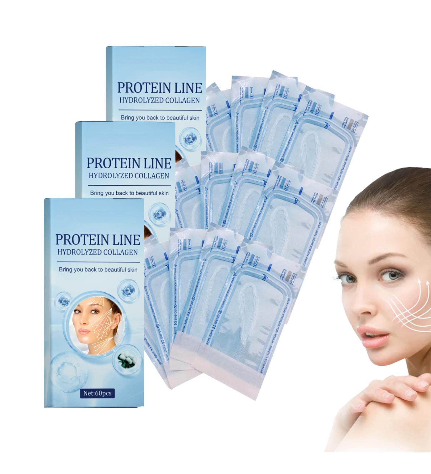 YNFS Profirm Korean Soluble Protein Thread Soluble Protein Thread Lifting Instant Face Protein Thread Absorbable Collagen Thread for Face Lift Reduce Fine Lines Wrinkle Firming Skin (180Pcs) - Buy Online on GoSupps.com