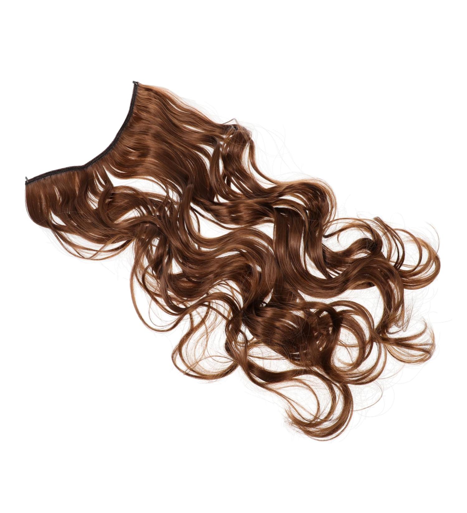 Angoily Wavy Hair Extensions Fluffy Hair Extensions Curly Wigs Rhinestone Hat Curly Hair Crown Bows for Girls Evil Eye for Car Clip in on Hair Extensions High Temperature Wire Extend Curls - Buy Online on GoSupps.com