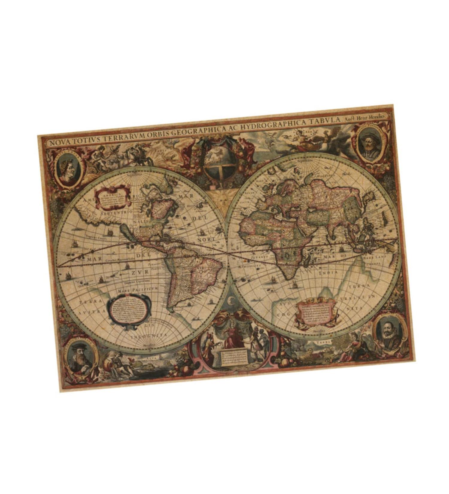 Housoutil Coffee Decor Retro Poster Retro Decor Coffee Wall Decor Decals Wall Poster Mural Kraft Paper Artwork As Shown medium - Buy Online on GoSupps.com