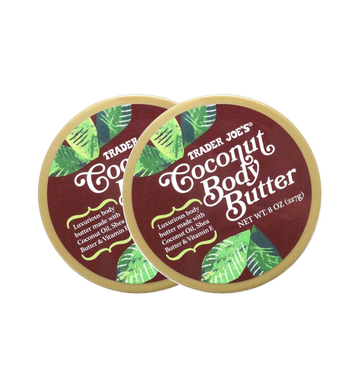 Trader Joe's Coconut Body Butter - 2 Pack | Rich, Moisturizing Skincare Essential - Buy Online on GoSupps.com