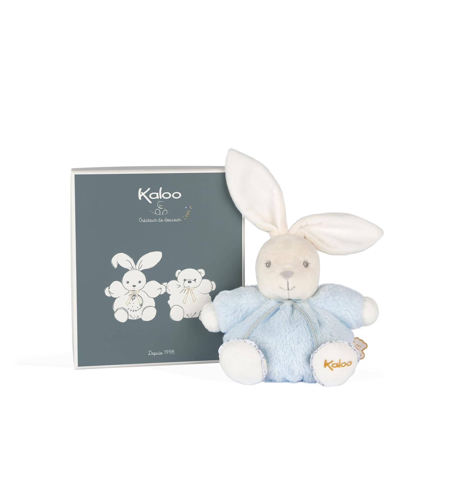 Kaloo PERLE Chubby Rabbit Blue Small: Soft and Adorable Plush Toy - Buy Online on GoSupps.com