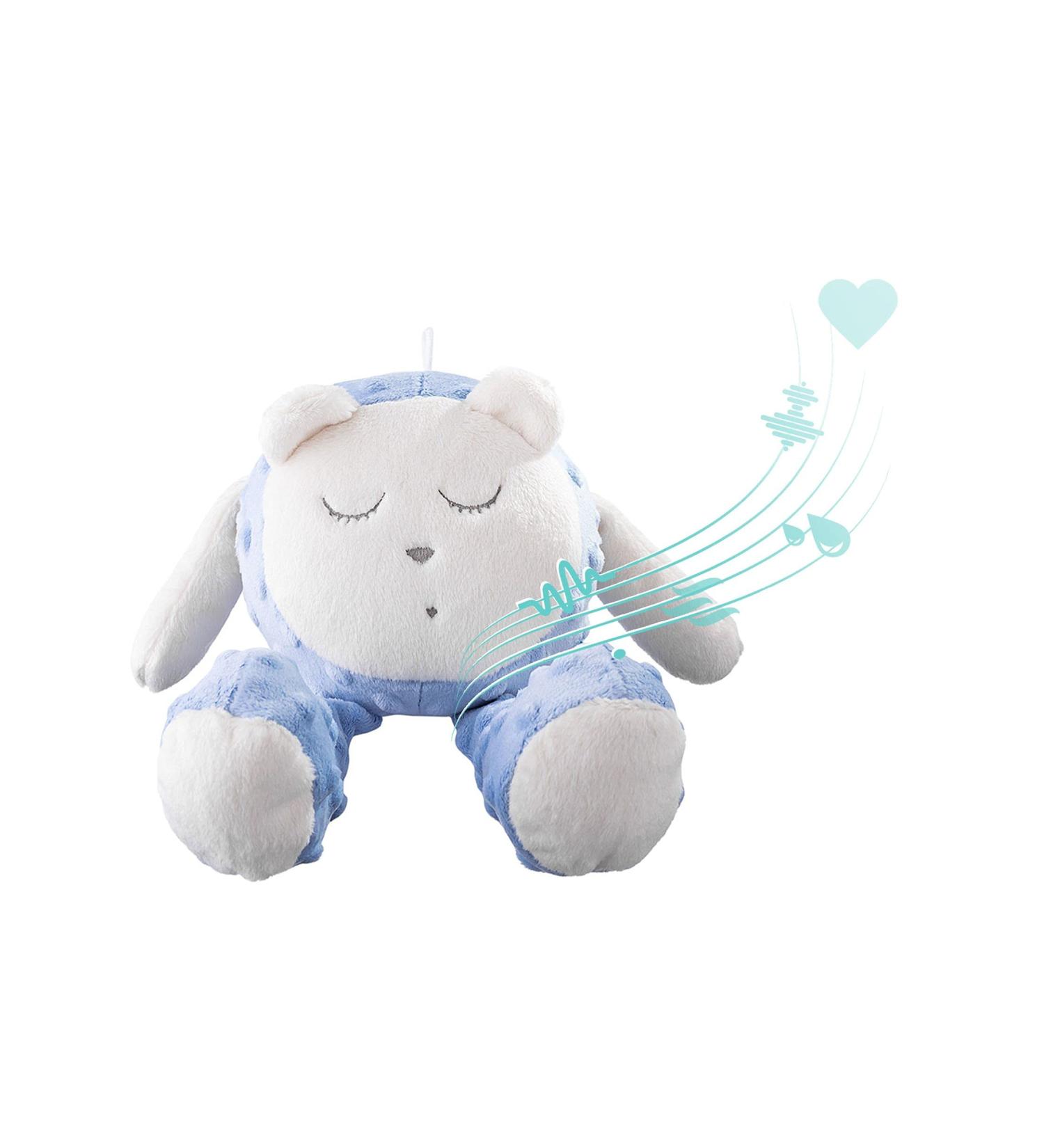 MyHummy Sleep Aid - Snoozy Basic White & Blue | White Noise Baby Soother for Calming Sleep | Ideal for Infants 0 Months+ - Buy Online on GoSupps.com