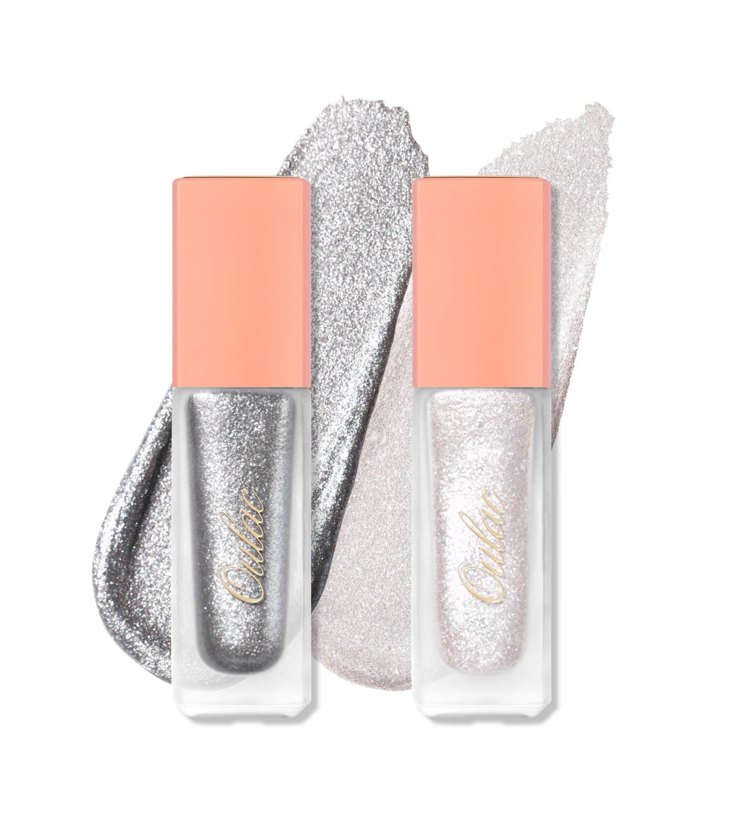  oulac Oulac Liquid Eyeshadow glittery metallic to brighten the eyes liquid eyeliner with a shimmering finish glossy finish smooth eye makeup vegan and - Buy Online on GoSupps.com