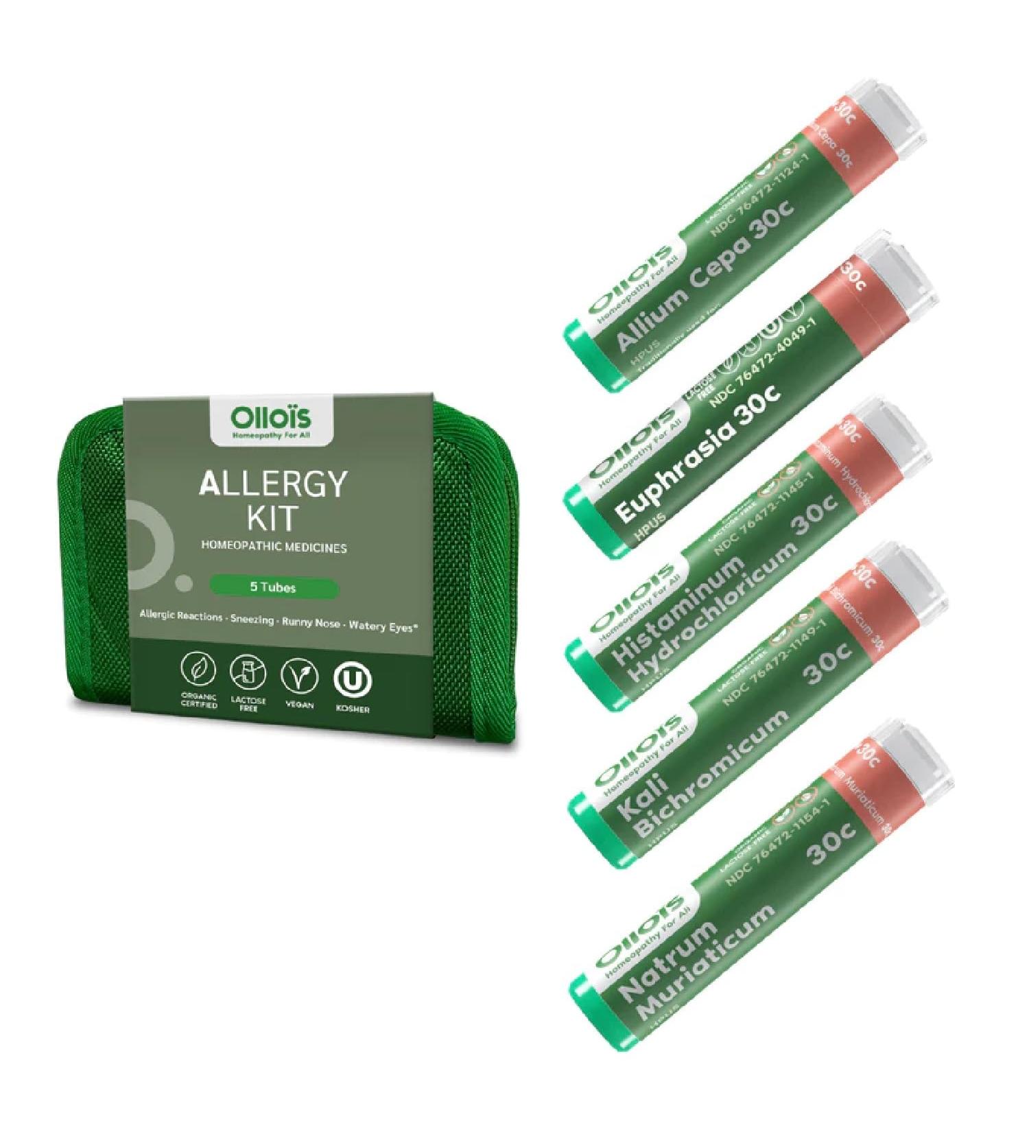 OLLOIS Allergy OlloKit - Natural Relief with 5 Tubes - Buy Online on GoSupps.com
